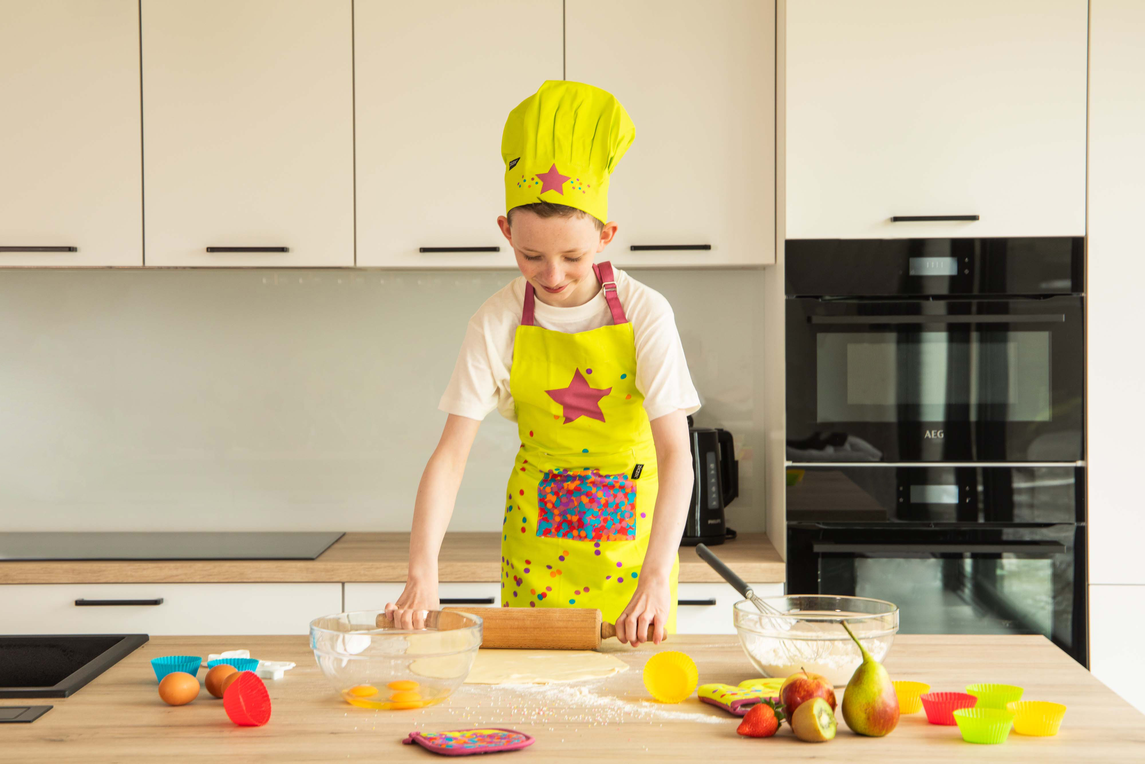 Set de cuisine enfant confetti, mc green