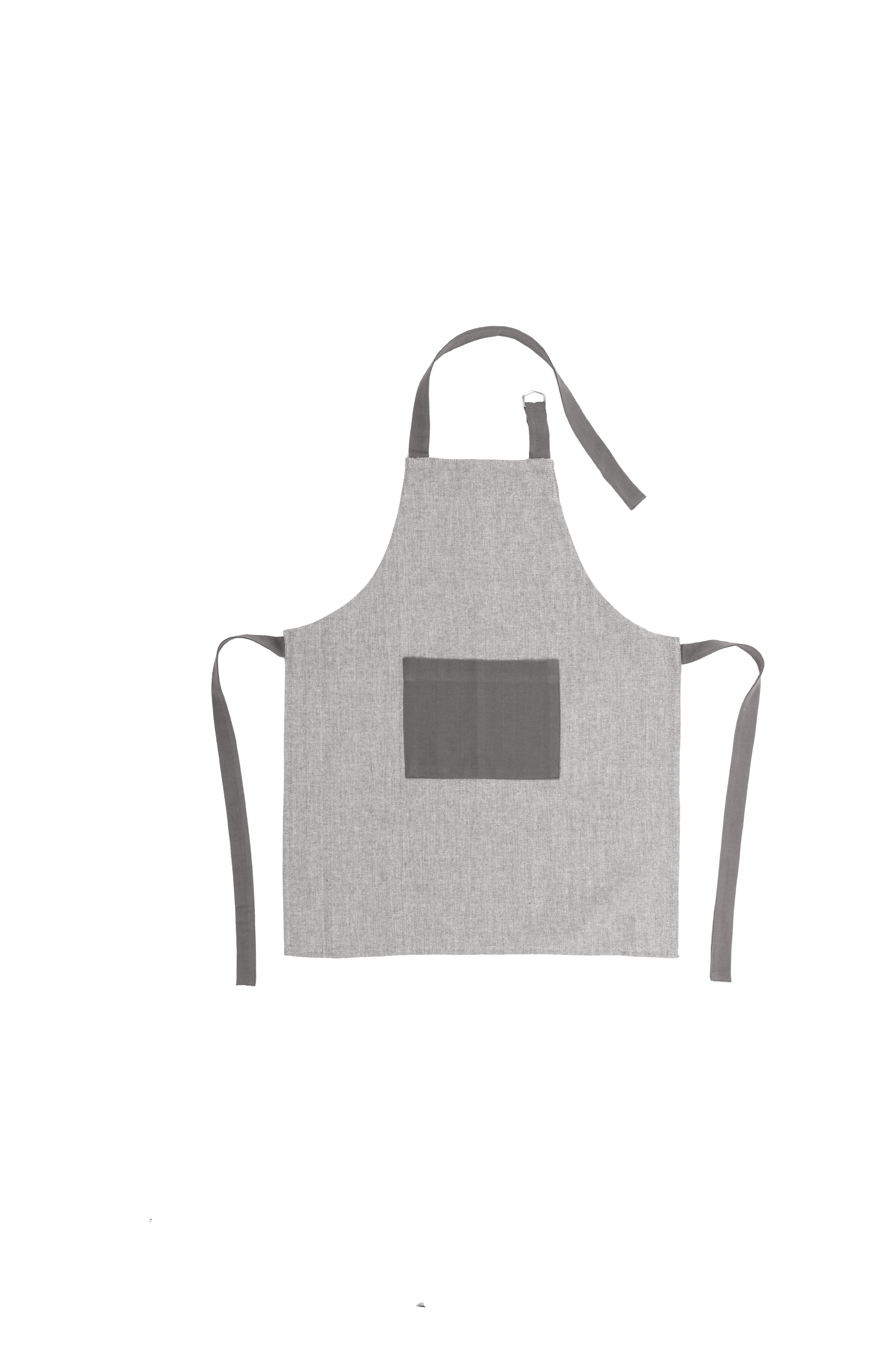 Tablier enfant CHAMBRAY 52x63cm, gris