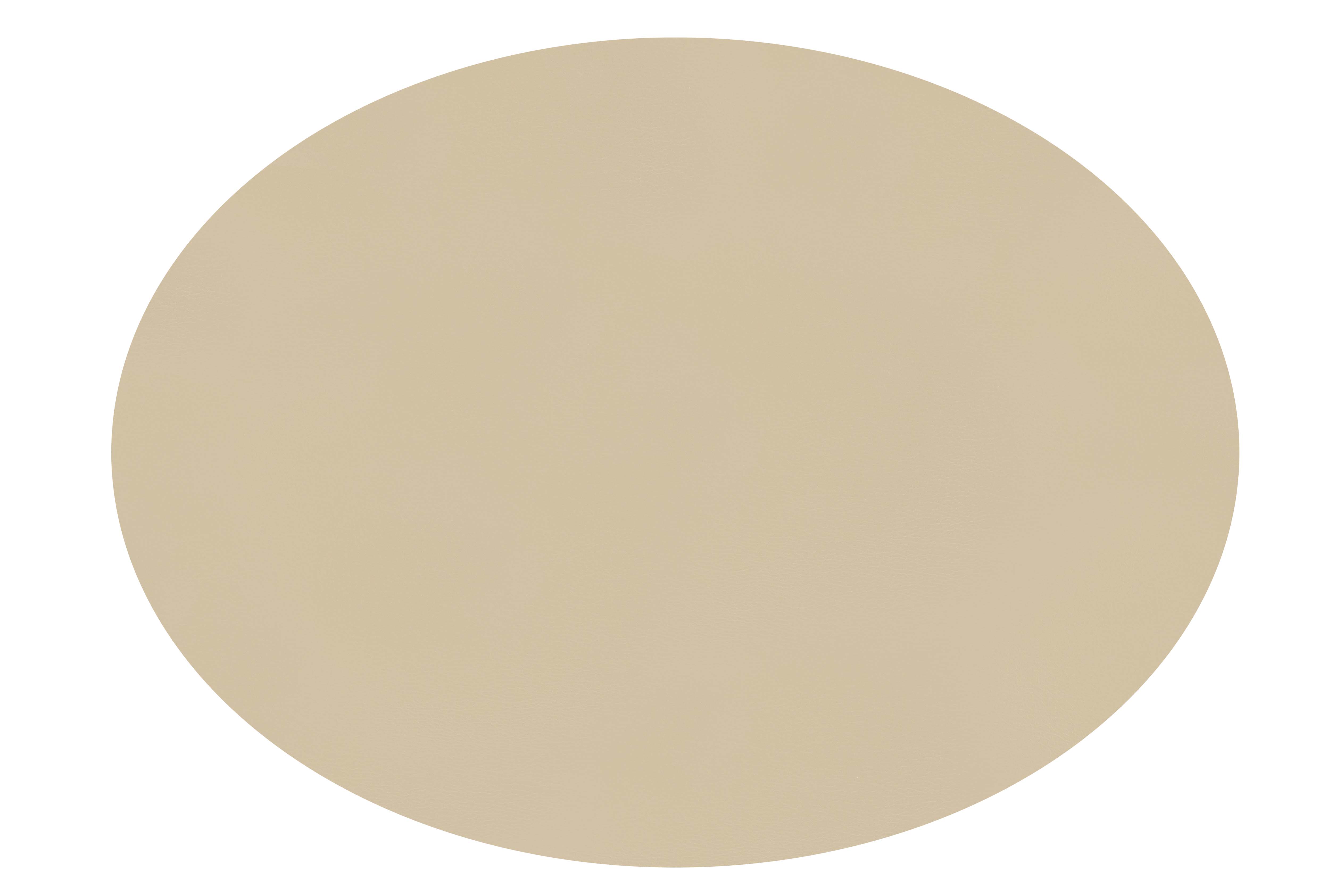 Placemat TOGO, oval, 33x45cm, sand