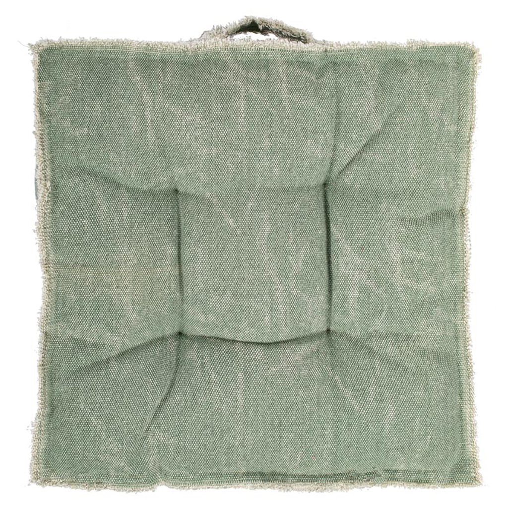 Matraskussen CHESTER 45x45x8cm, stone green