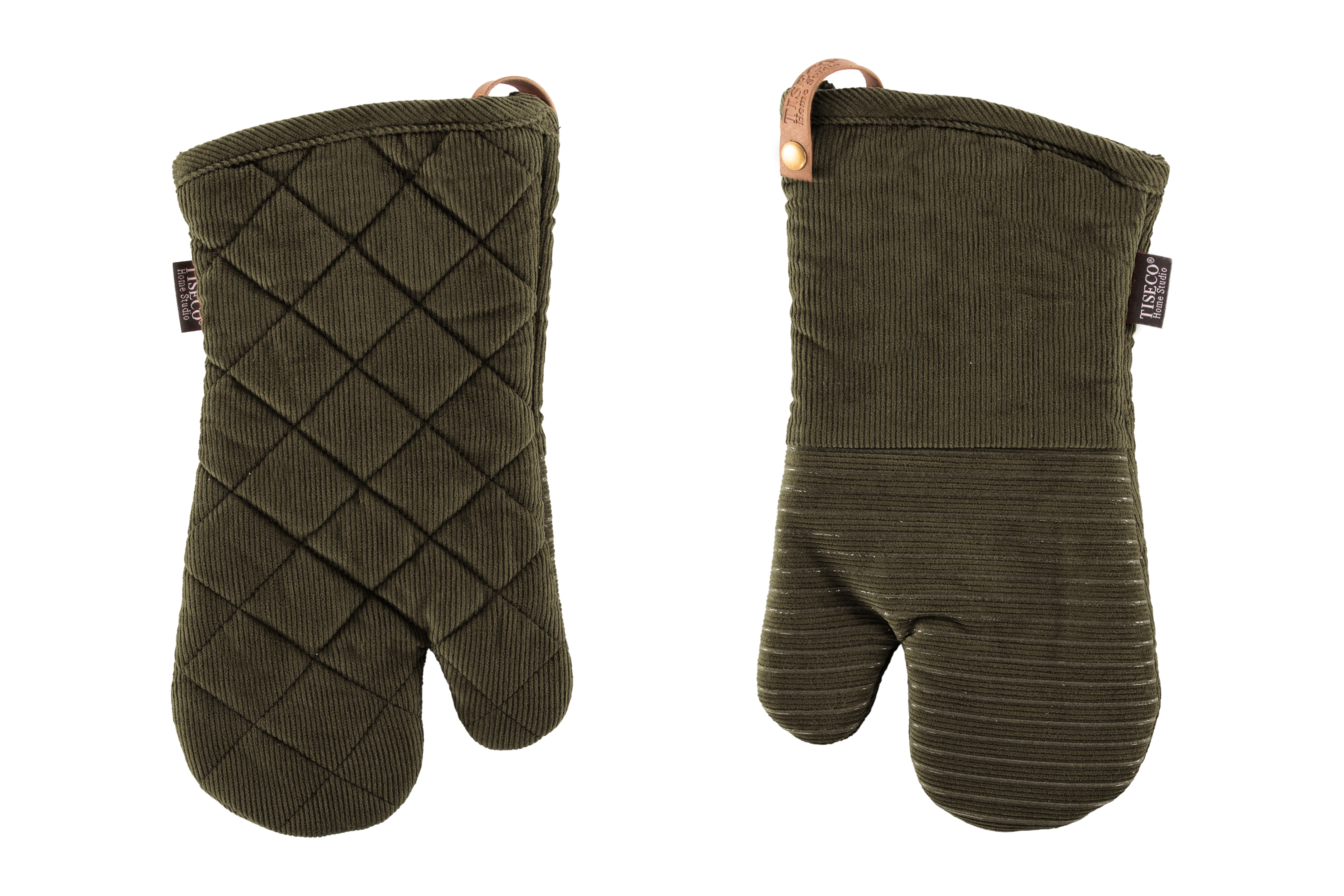 Ovenwant VELMAR - SET/2 - 17x33 cm, olijfgroen