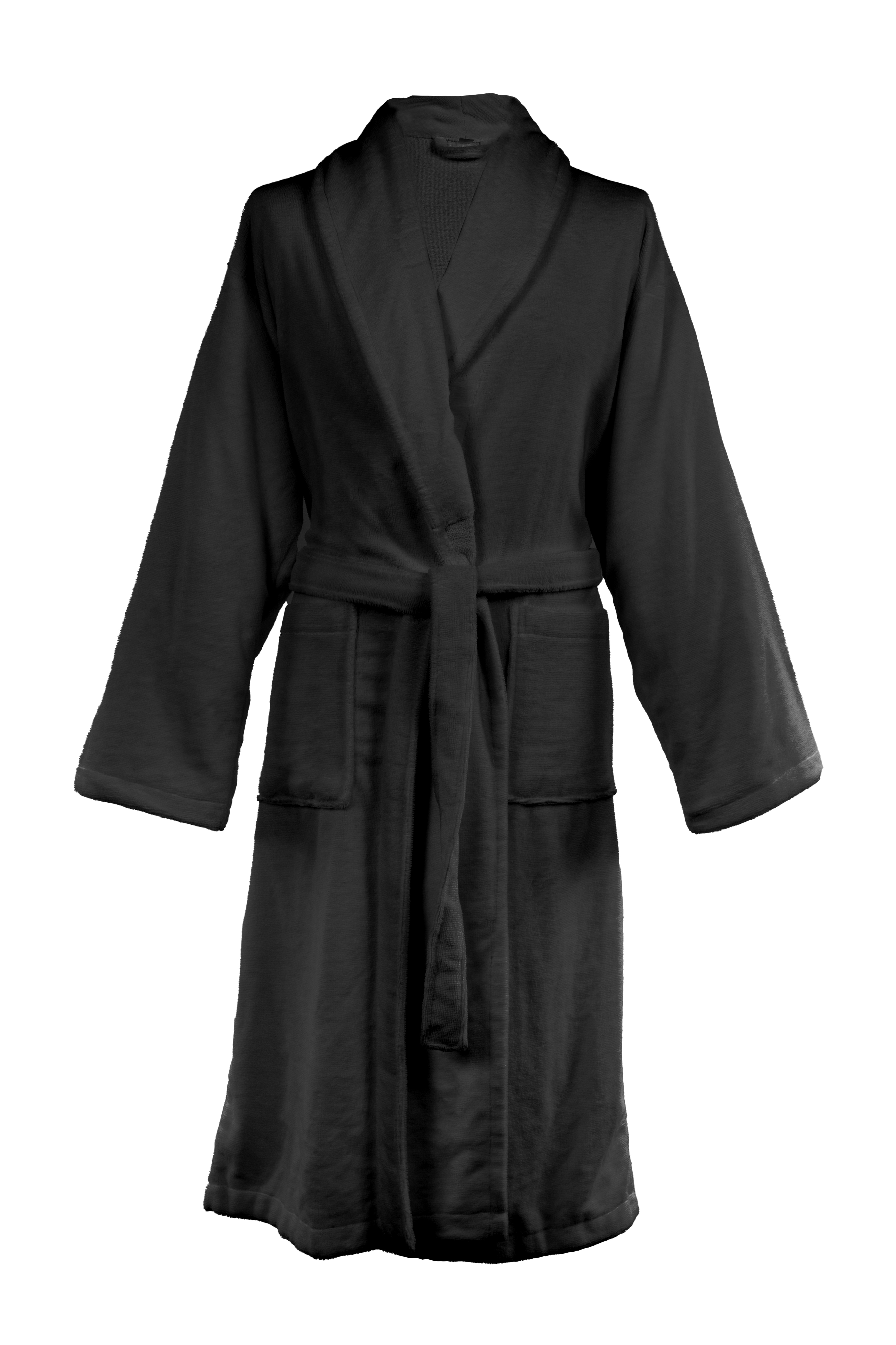 Peignoir TRIGA - L/XL - unisex, noir