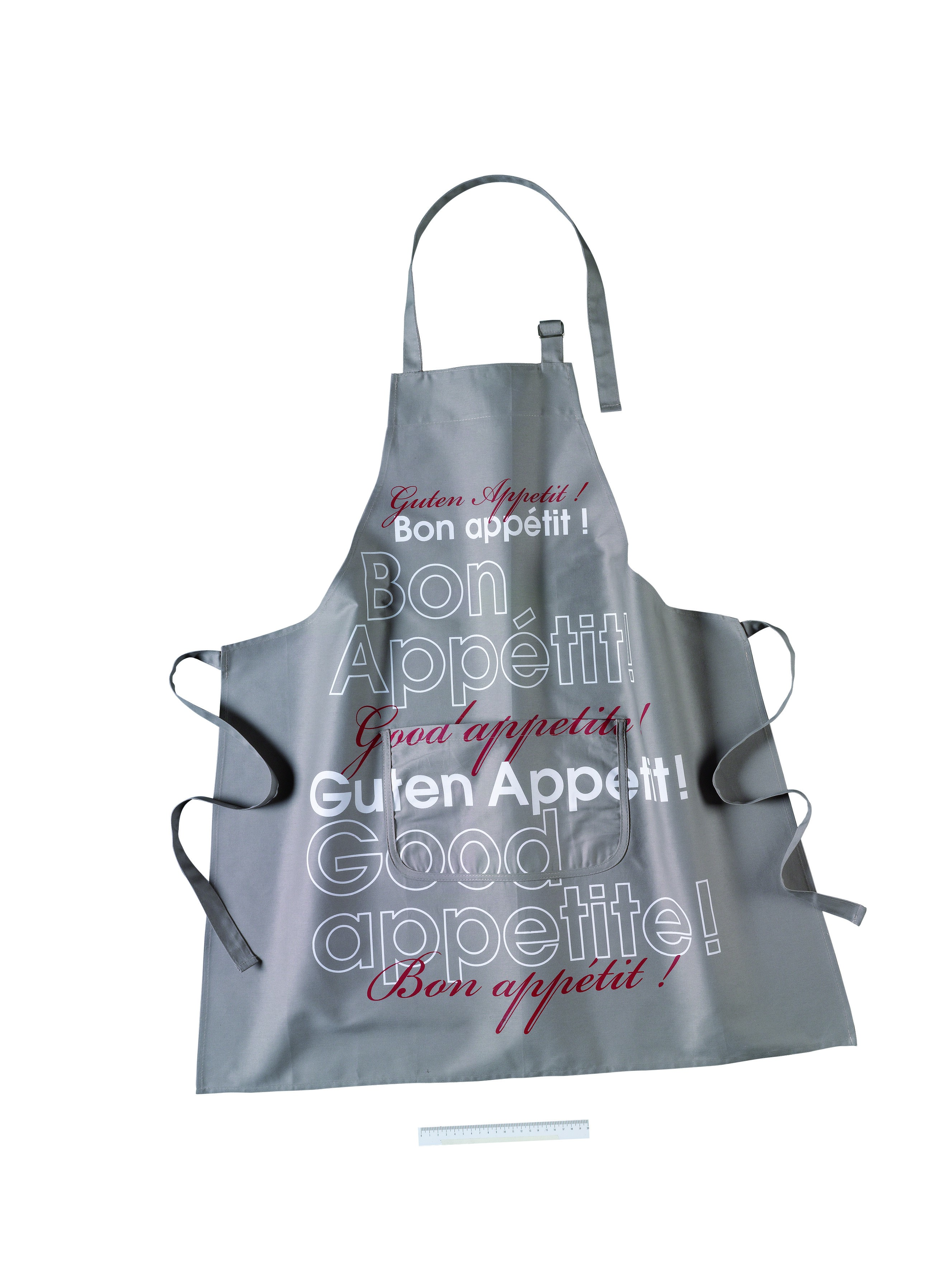 Apron fantasy 80x85,+pressbutton+pocket, Bon appetit