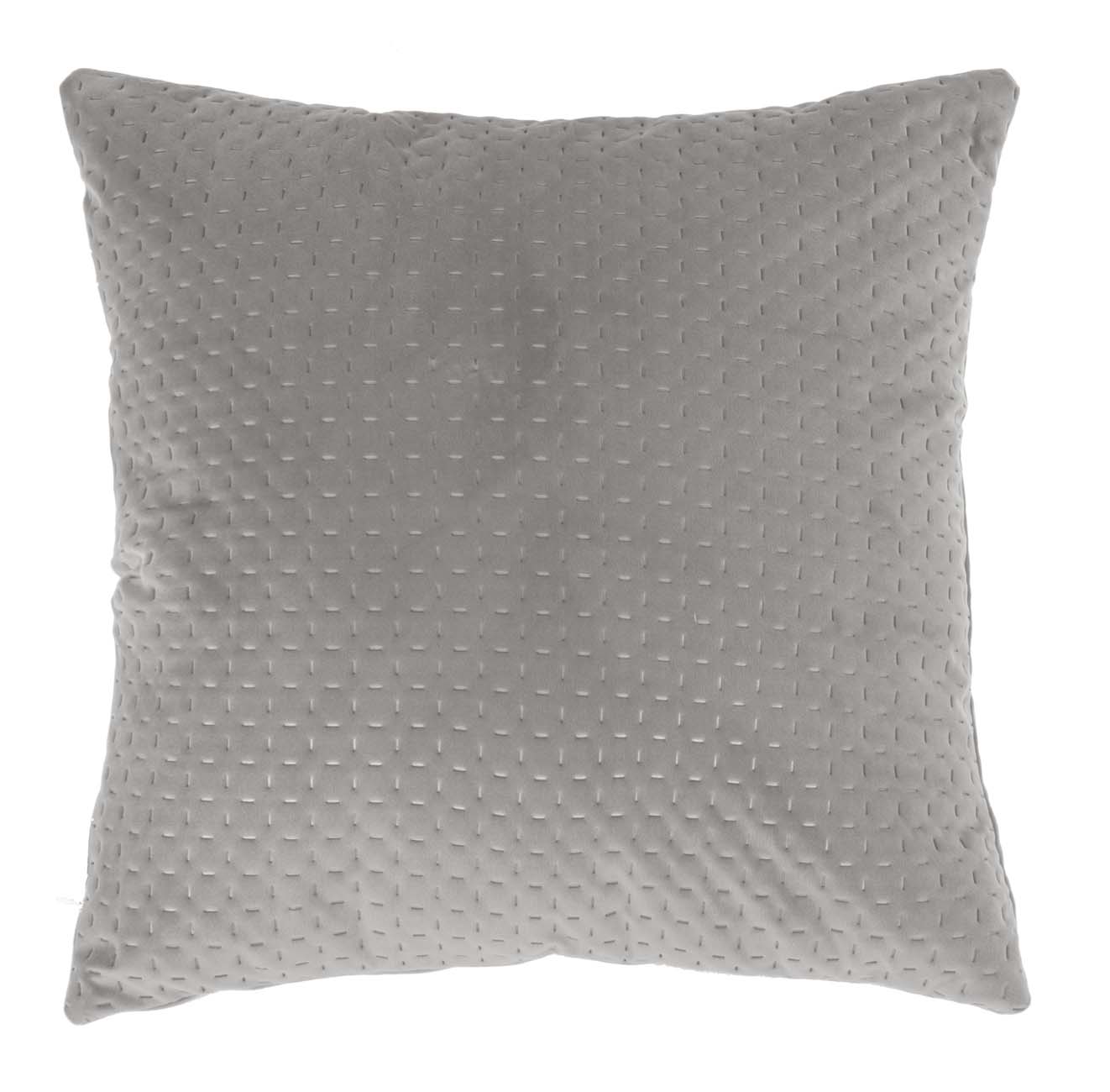 Cushion (filled) laser cut grey 45X45CM