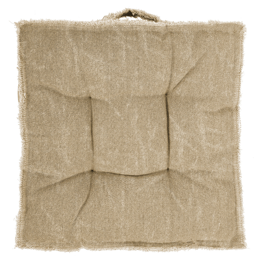 Box-cushion CHESTER 45x45x8cm, taupe