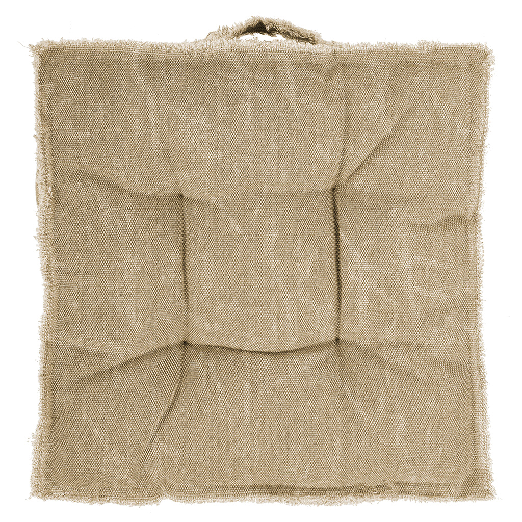 Matraskussen CHESTER 45x45x8cm, taupe