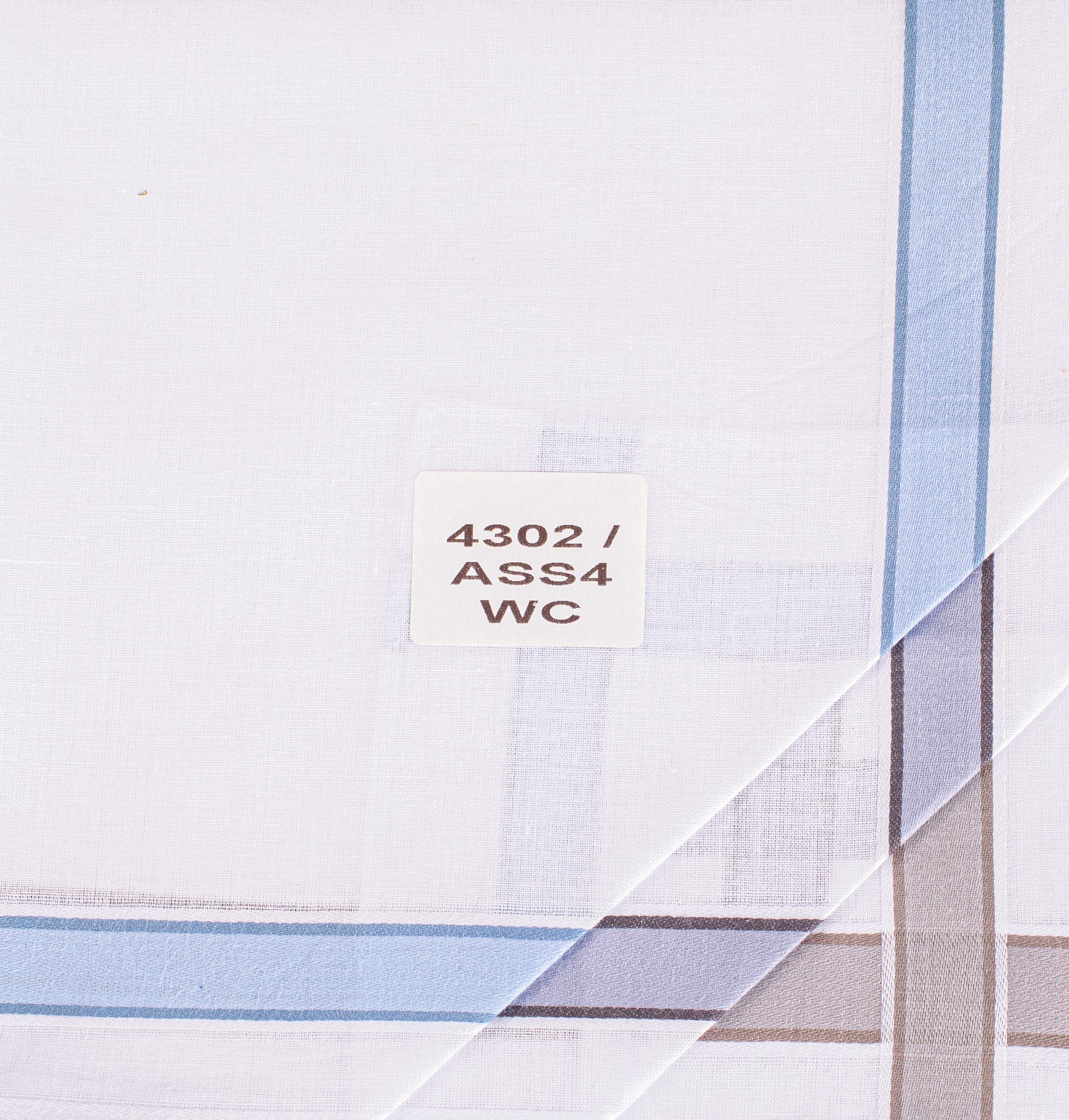 Hanks men ASS4 -  WC + SATIN BORDER - Vrac12