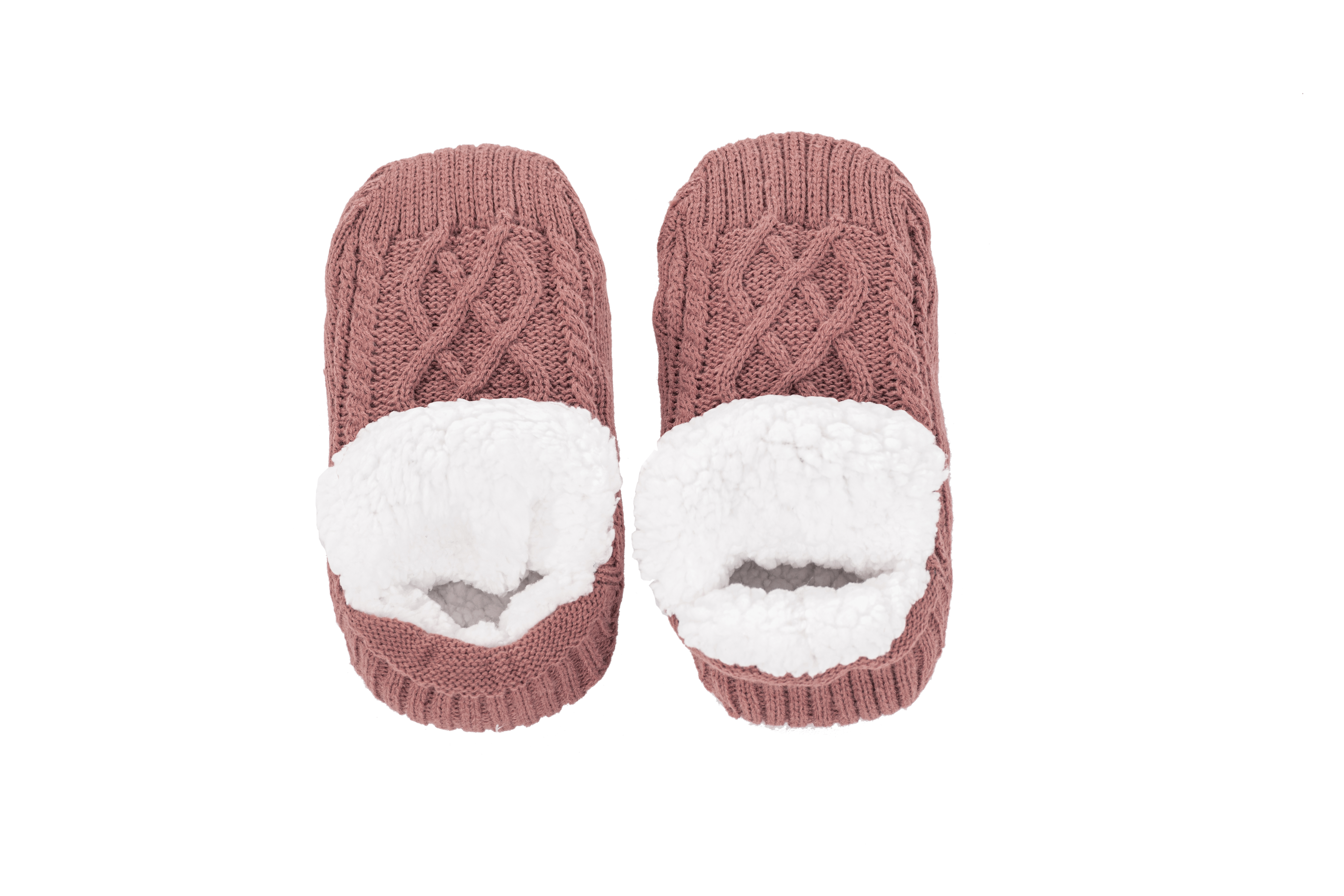 Chaussettes tricotées COSY, S/M  (35-38) - L=24cm, russet