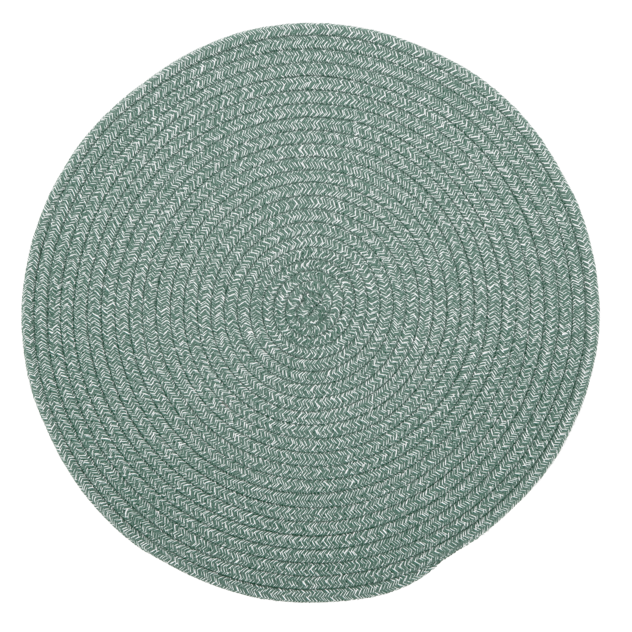 Placemat rond MYRA, dia 38 cm, stone green