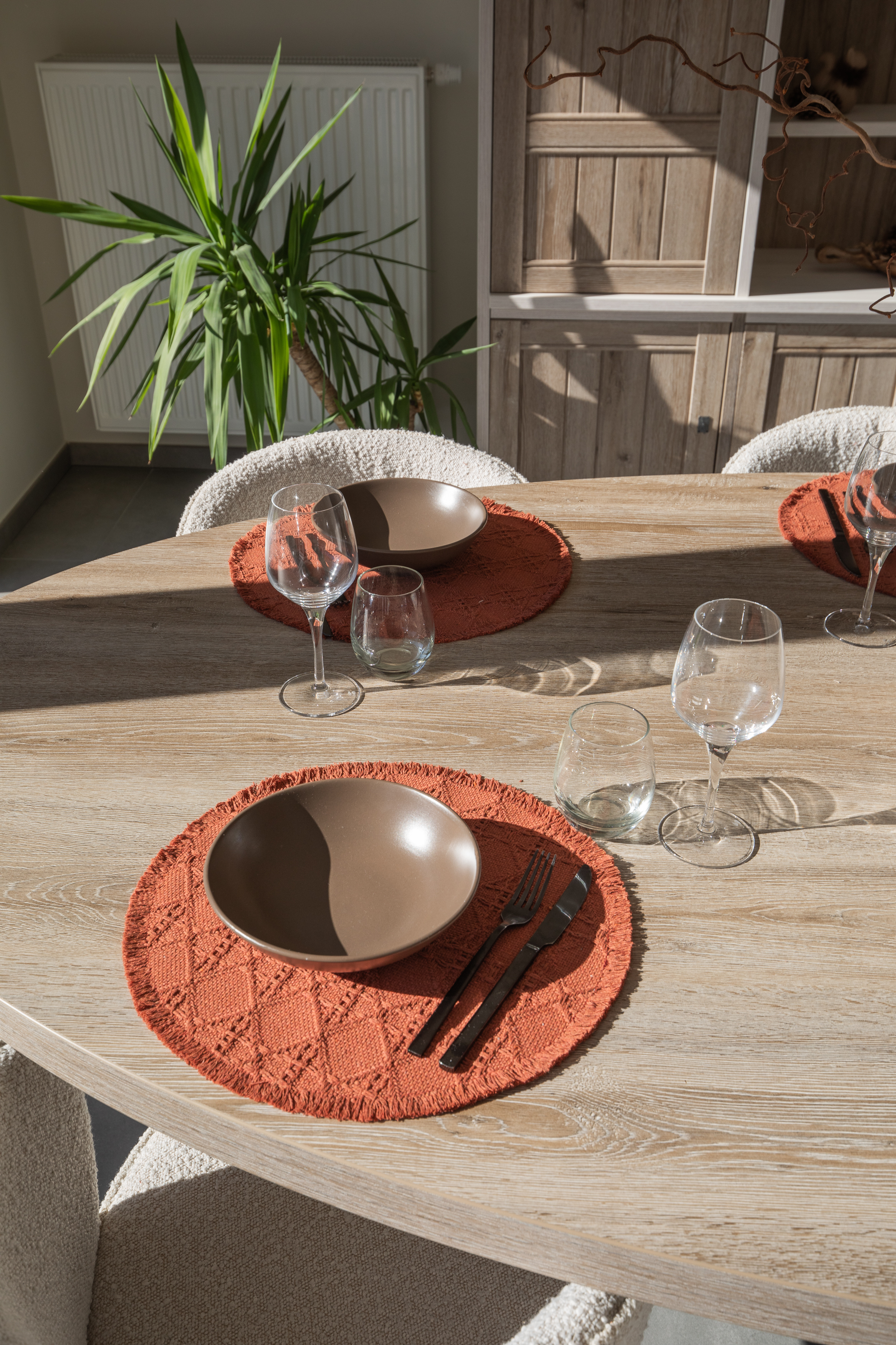 Placemat NOVA - Dia 38 cm - Round, terra