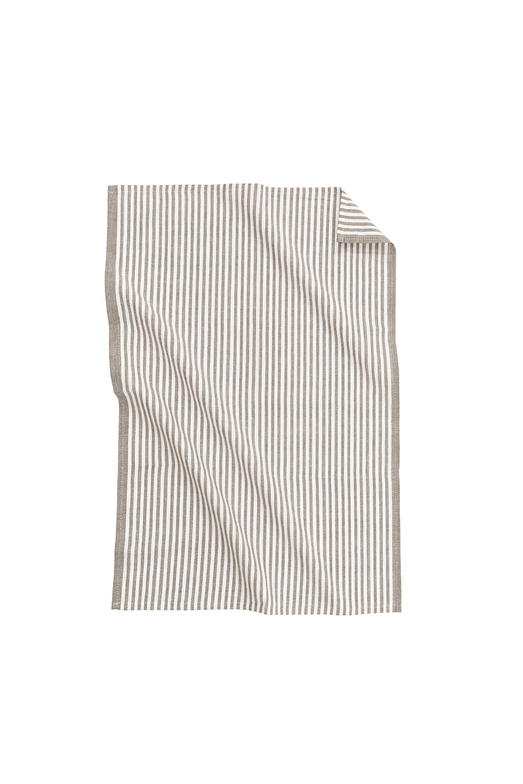 Kitchentowel XL-LINES set/3 (stripes/waffle/check), taupe
