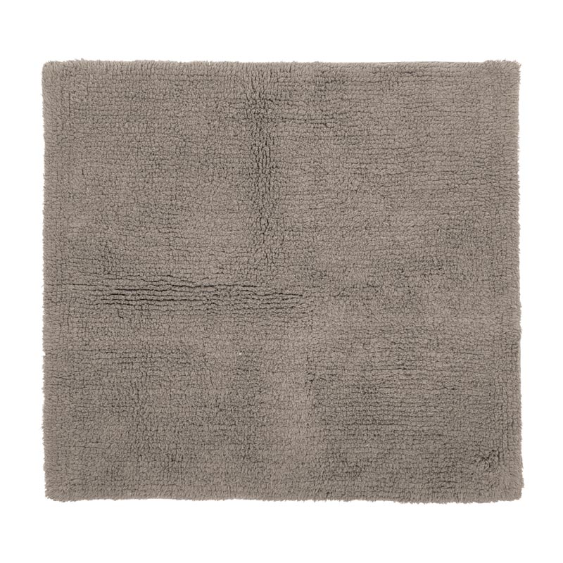 Bath carpet RIVA - cotton anti-slip, 60x60cm, taupe