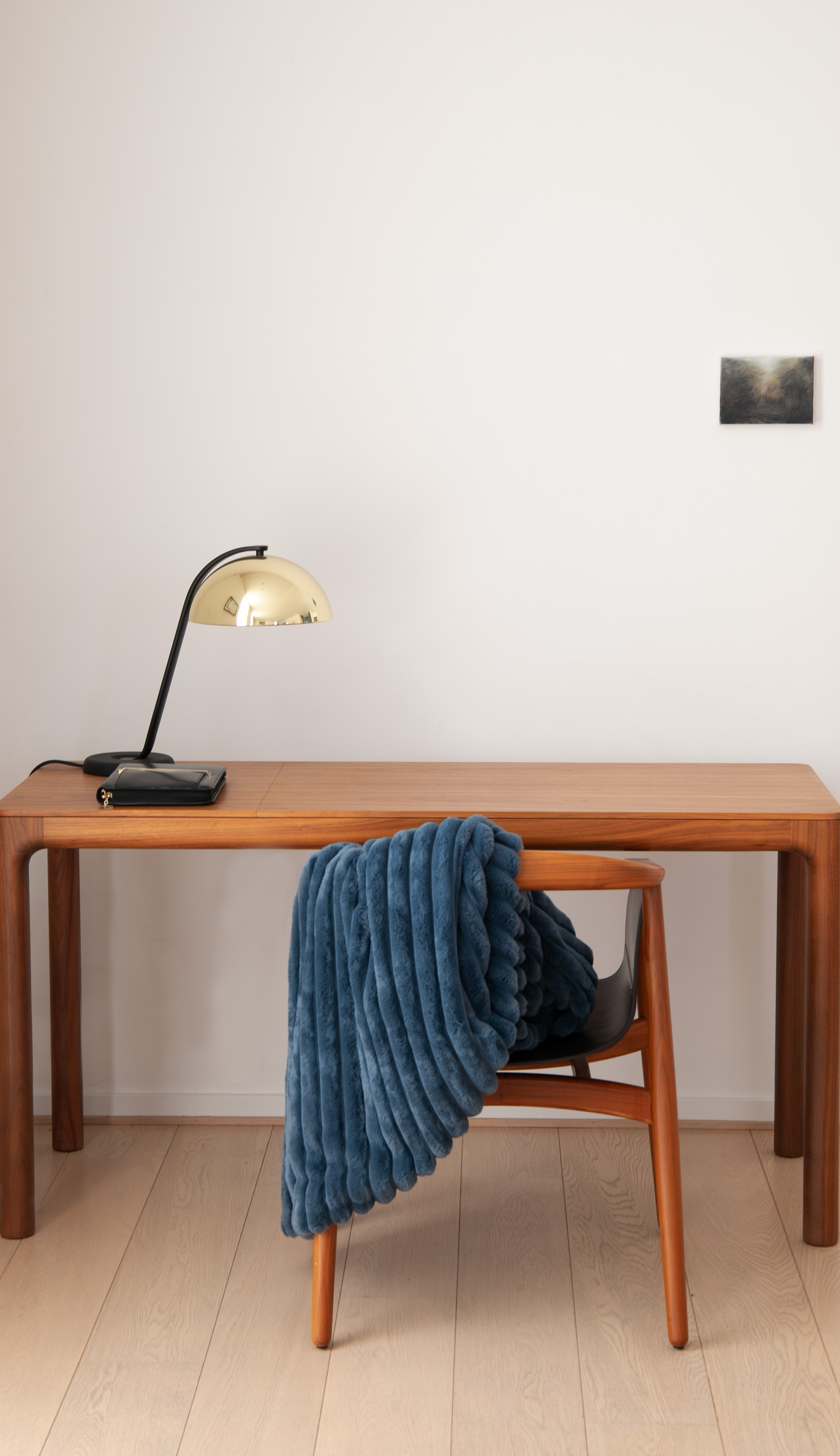 Plaid RABBIT STRIPE - 130x170 cm, bleu