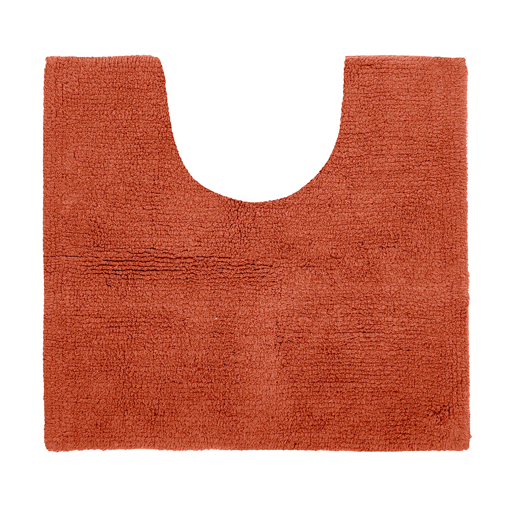 Contour WC - RIVA - coton antidérapant, 50X45cm, terra