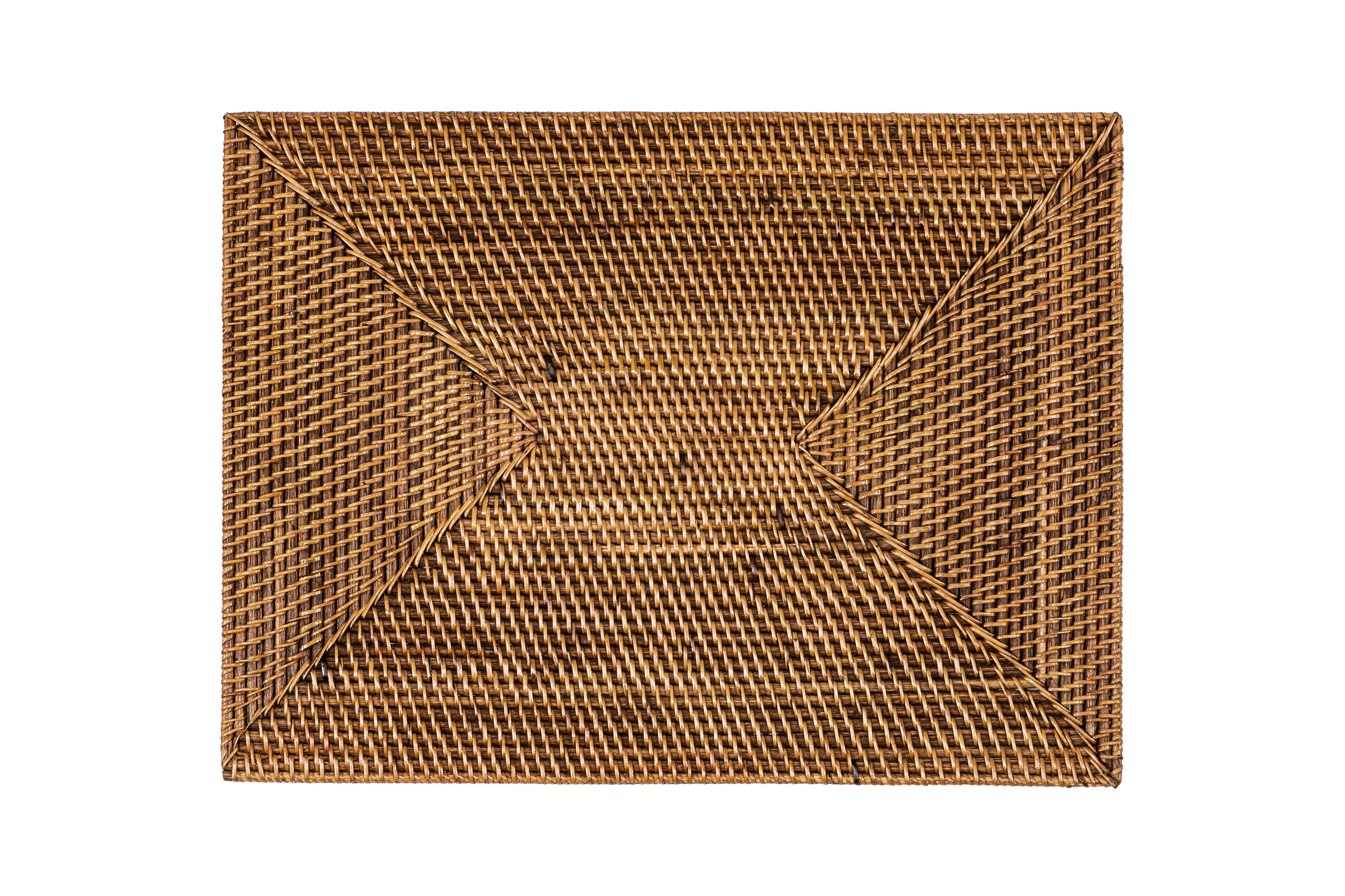 Placemat rattan 30x40 cm, donkerbruin