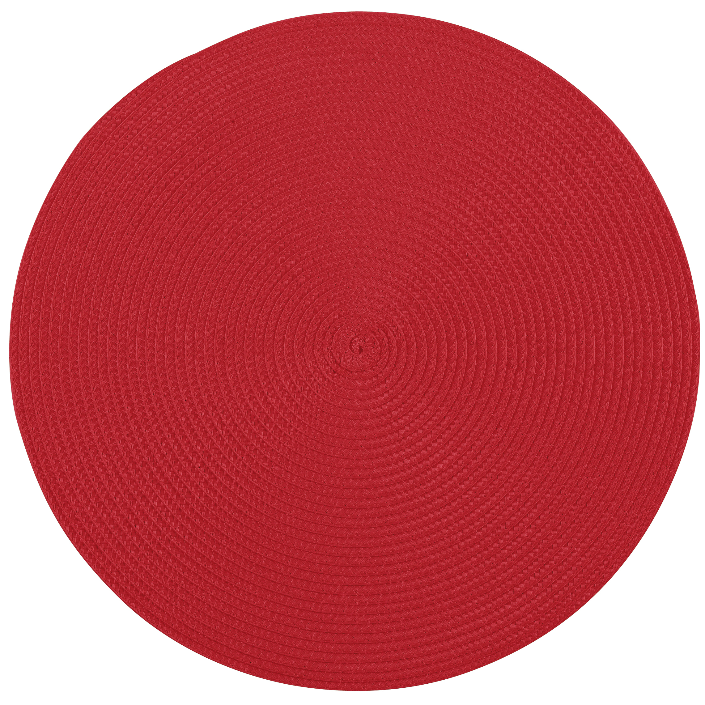 Placemat rond, dia 38 cm, rood