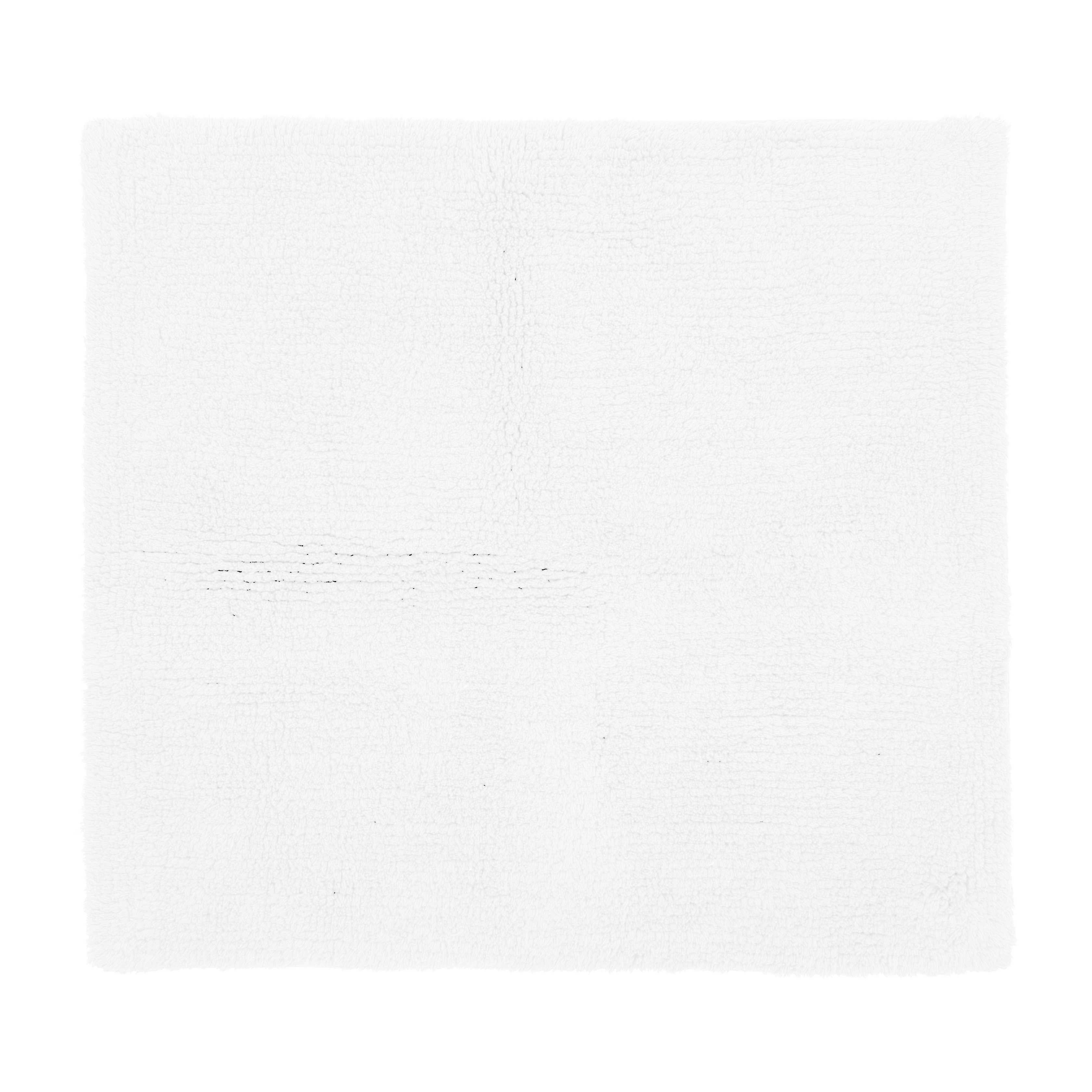 RIVA bath carpet - cotton anti-slip, 60x60cm, white