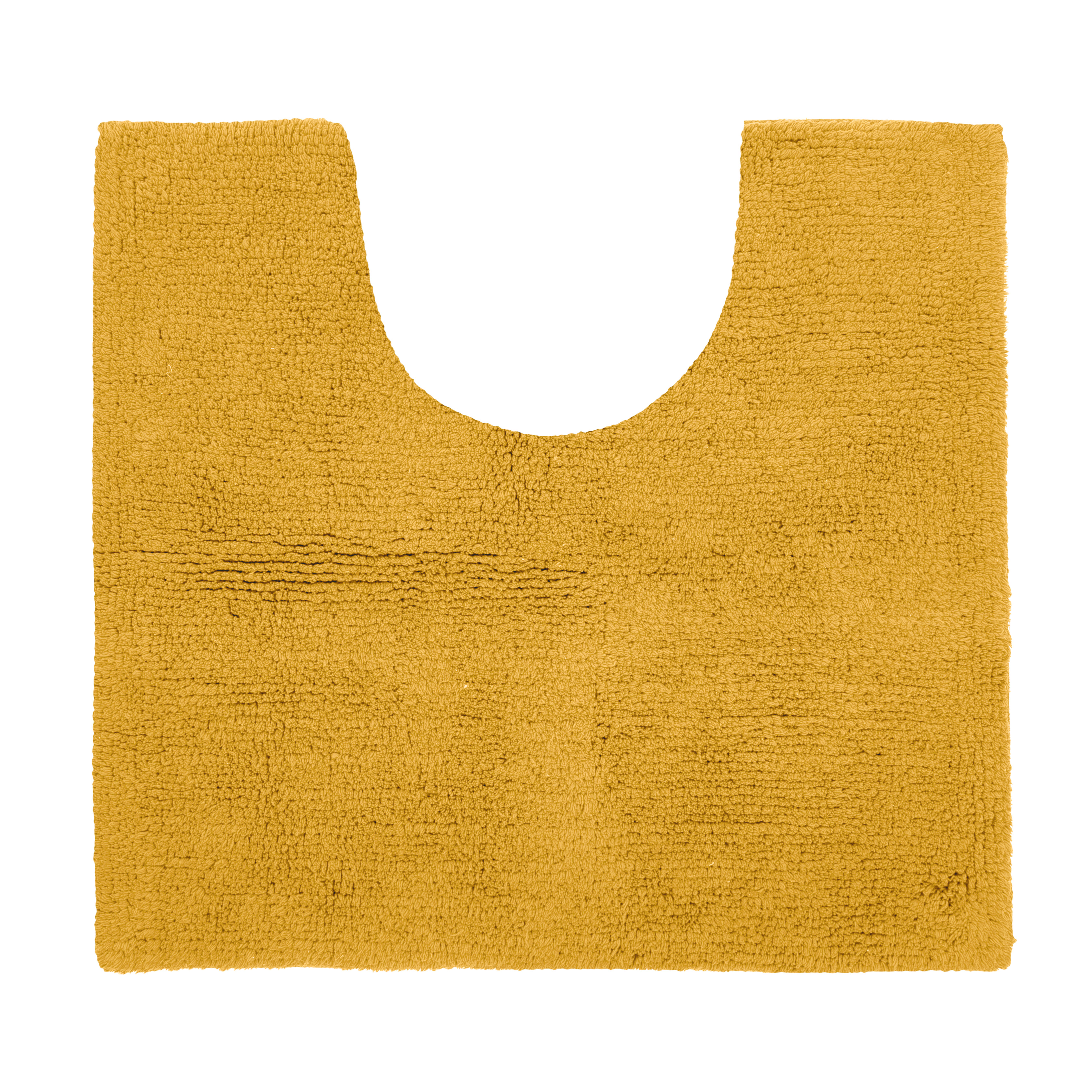 Toiletmat RIVA - katoen antislip, 50X45cm, sunflower yellow