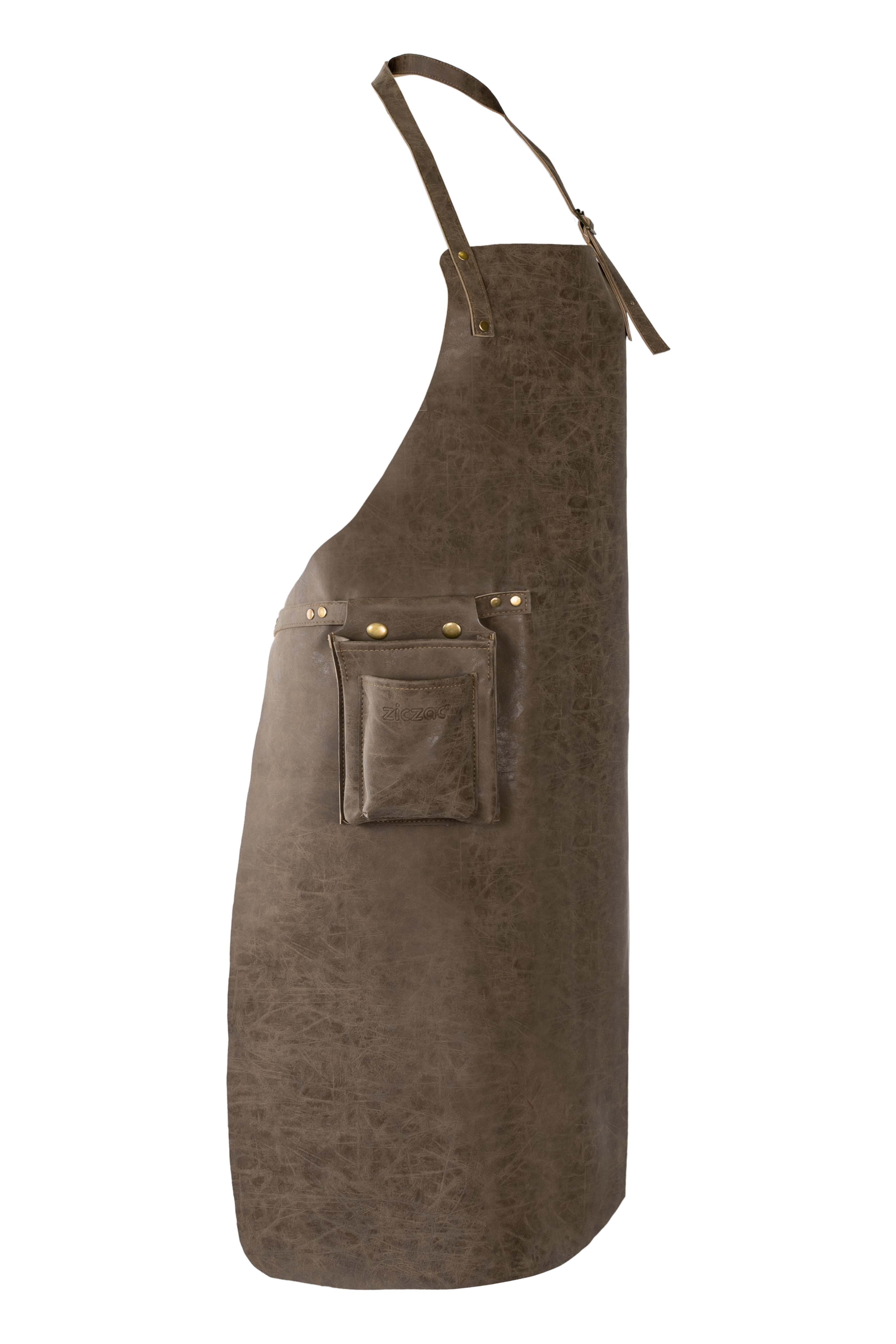 Apron TRUMAN (Towel loop - no pocket - opt. Accessory bag), 70x90 cm, coffee