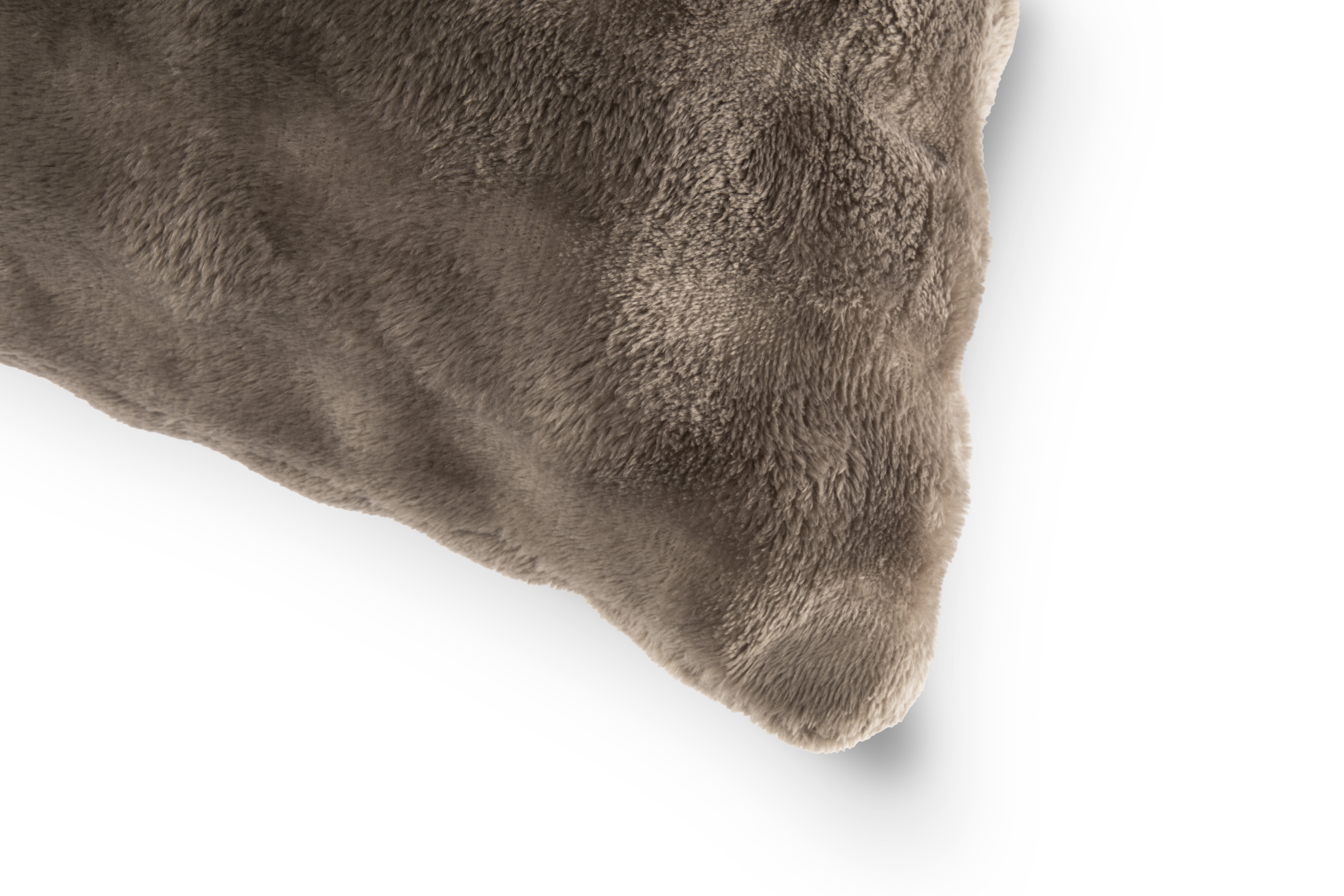 Coussin décoratif (rempli) WAVE - 45x45cm, taupe