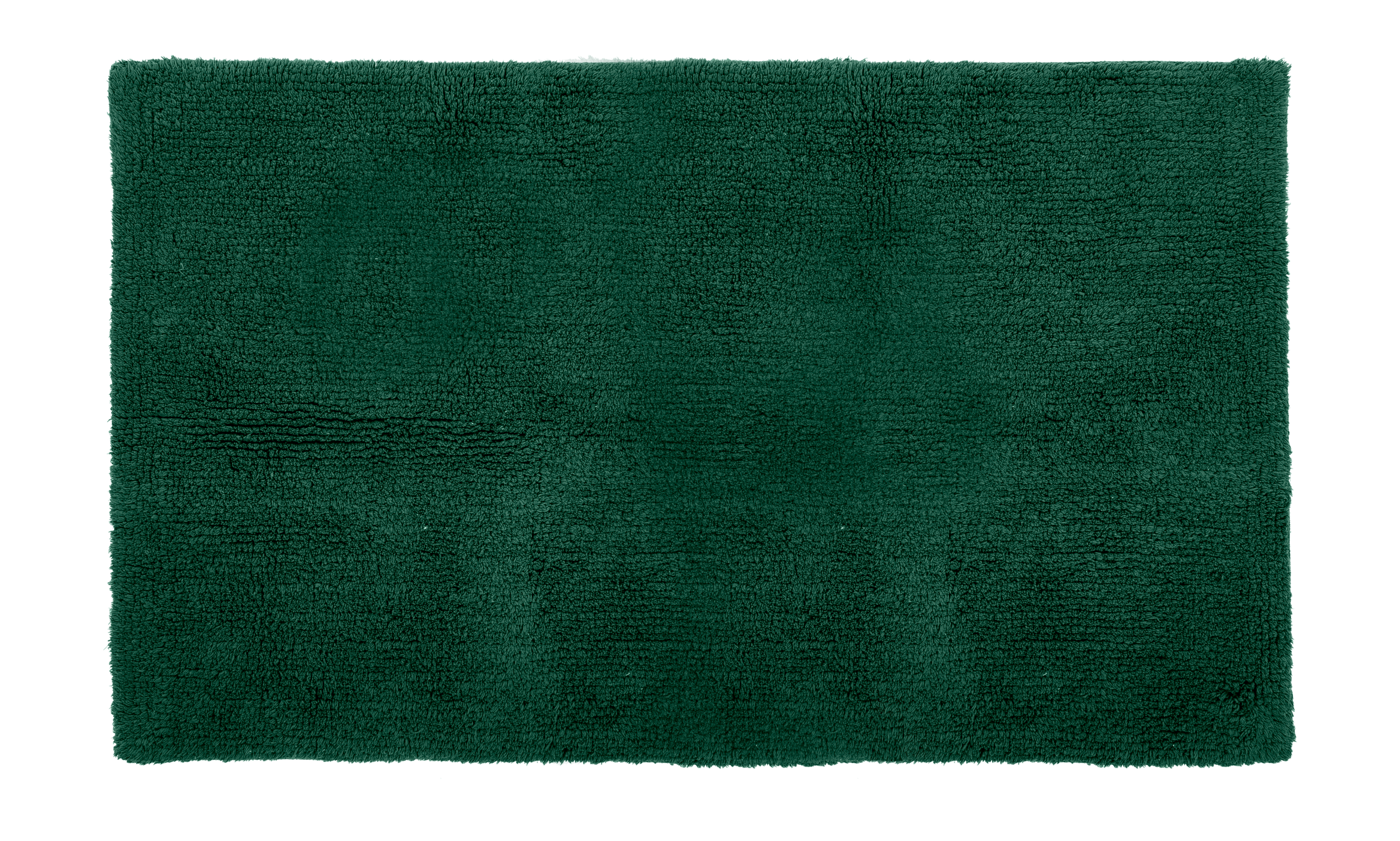 Tapis de bain RIVA - coton antidérapant, 60x100cm, dark green