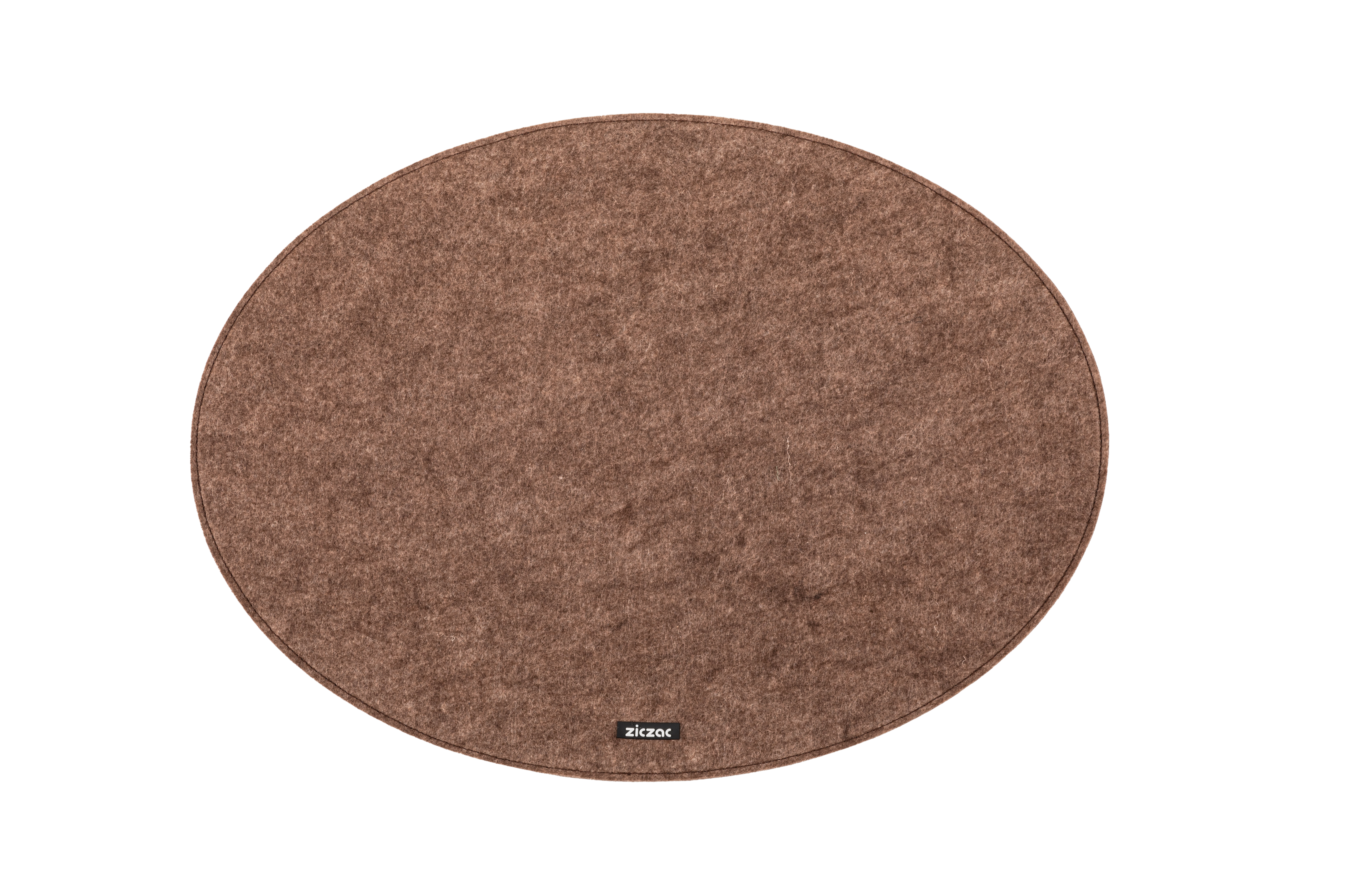 Placemat NUNO, oval, 33x45cm, coffee