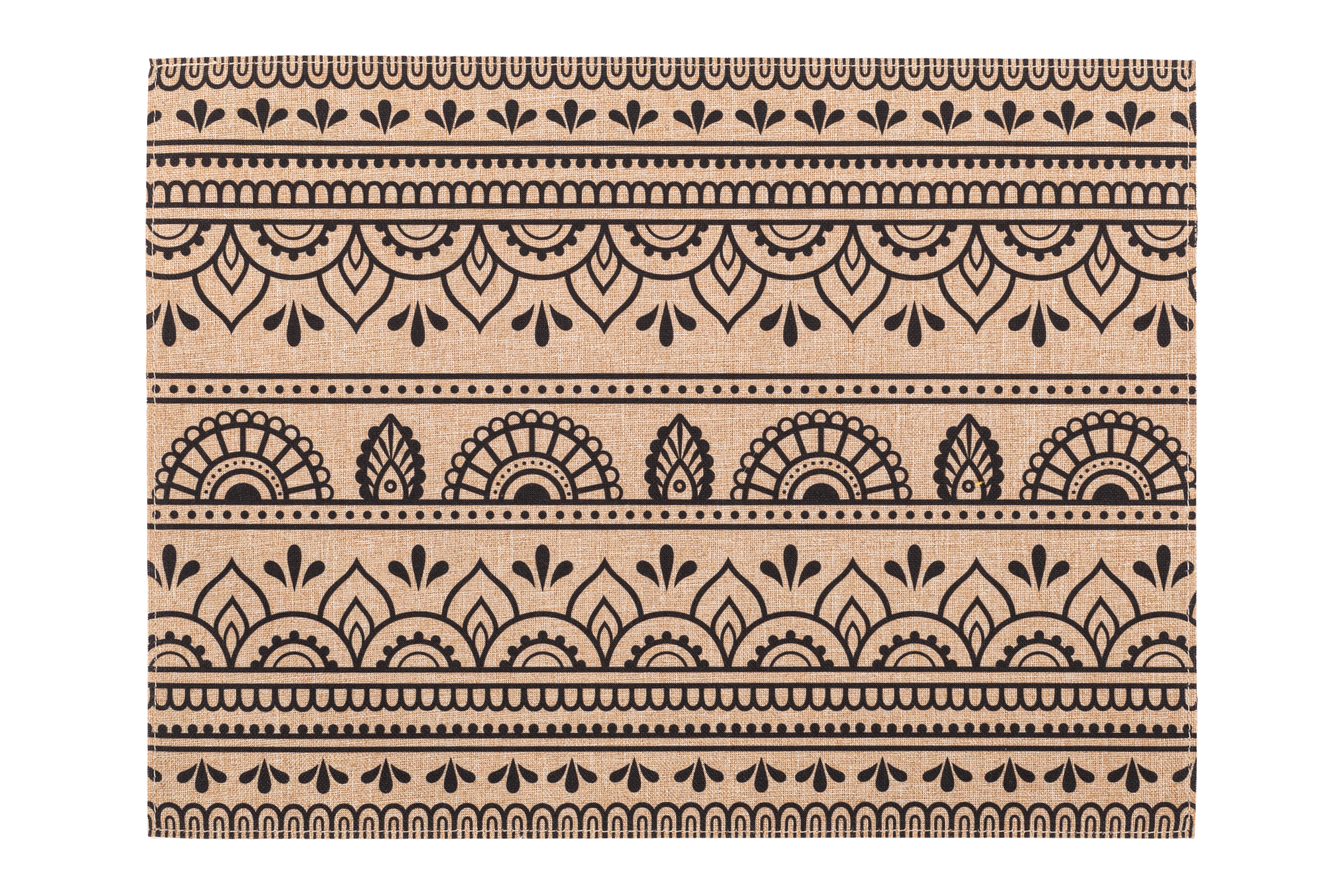 Placemat  POLY-JUTE, 33x45cm, arabesque