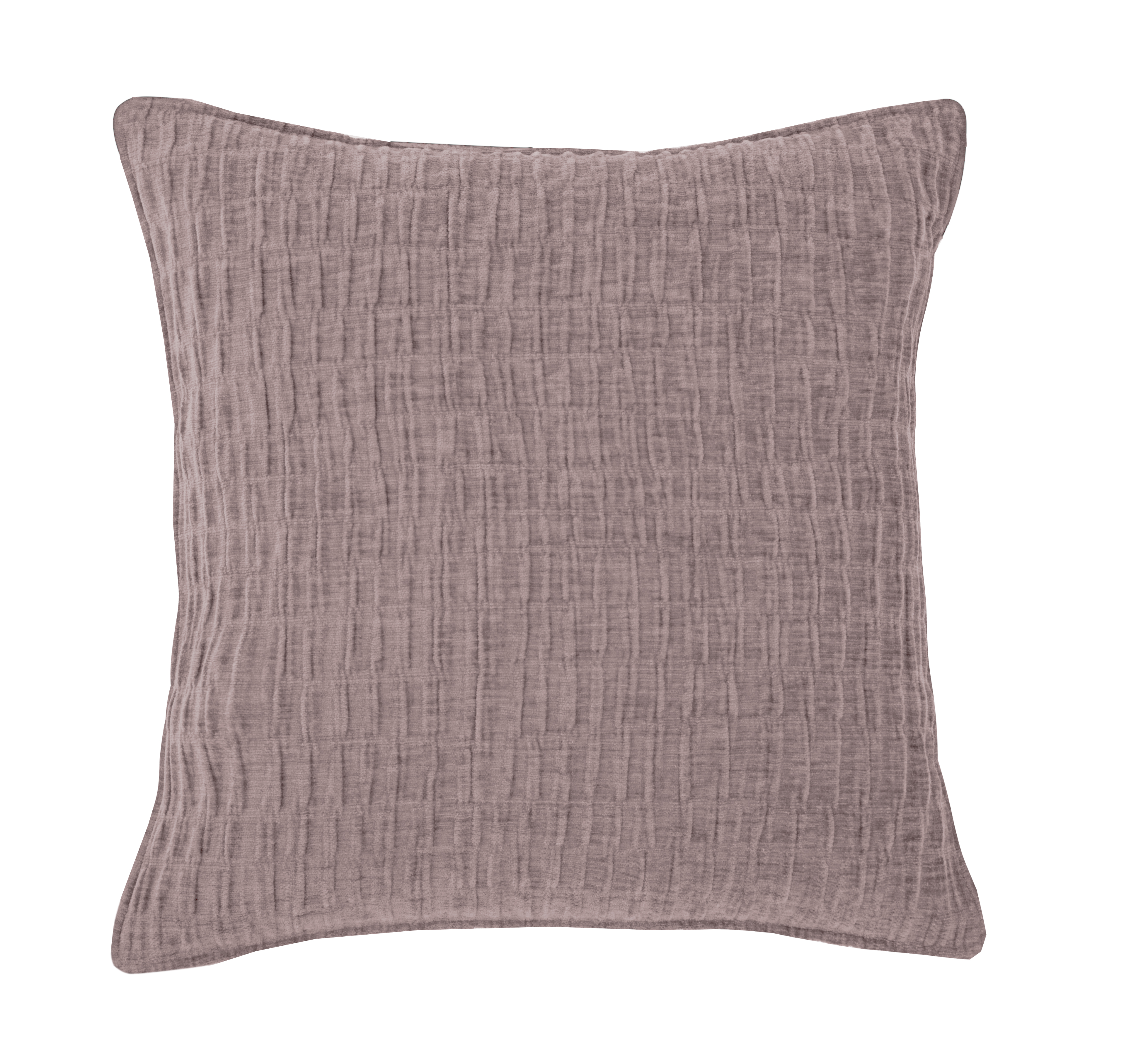 Cushion (filled) CHENILLE - 42X42 cm - mauve