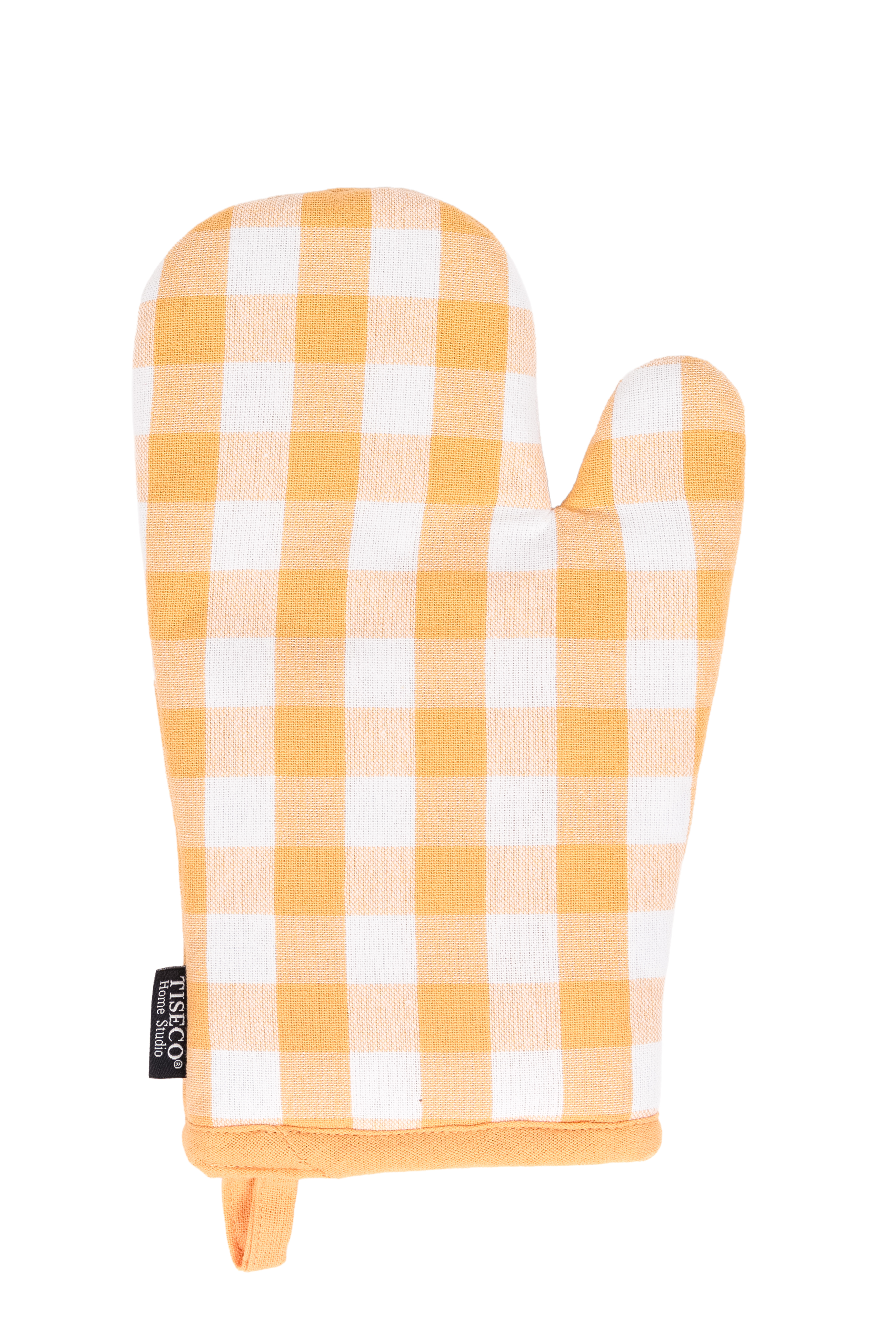 Gant de cuisine GINGHAM - 28x18 cm, jaune