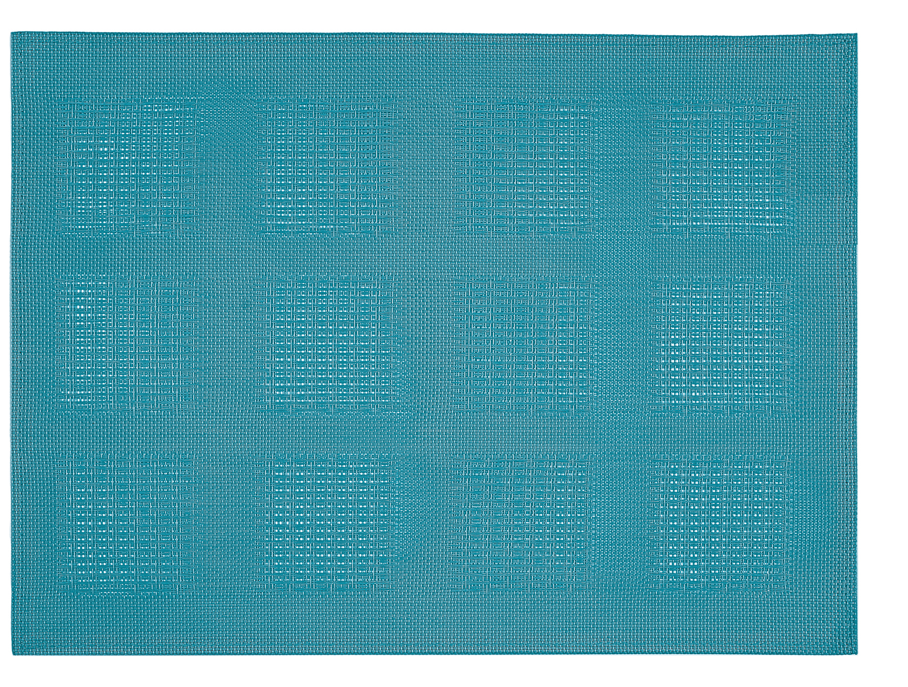 Placemat PVC, 33x45cm, grid, turquoise