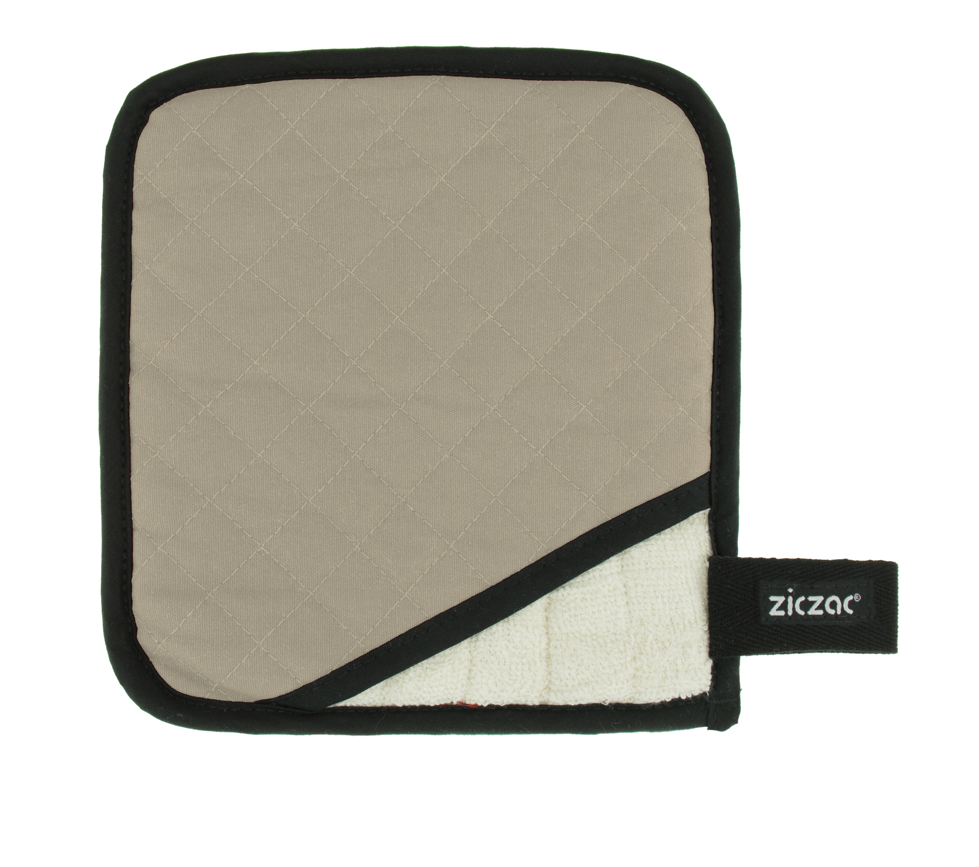 Potholder Prof. MAGNET, 20x22 cm, taupe