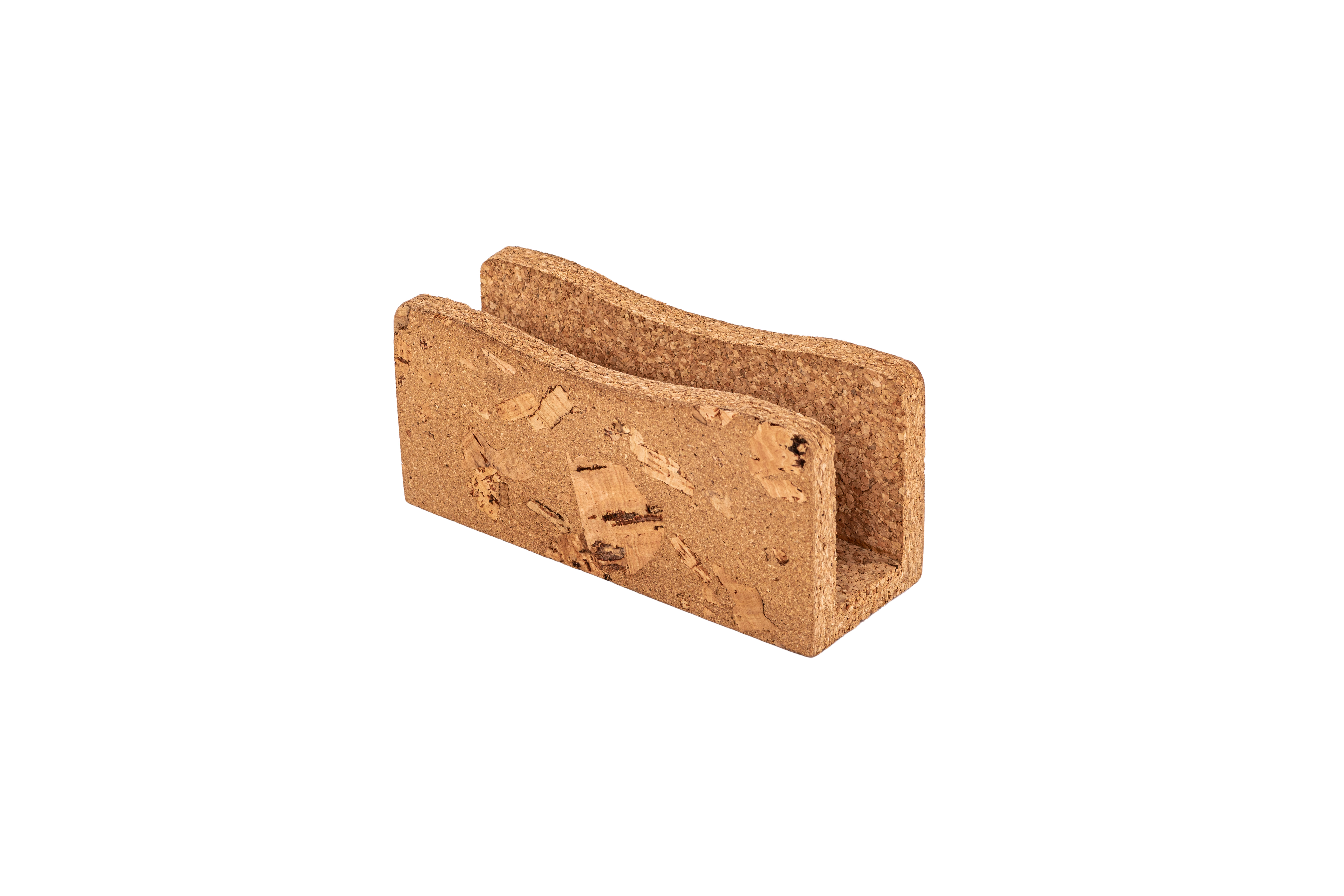 Napkin holder QUERCO cork 15,3x5,3x6,7cm - rock/1108