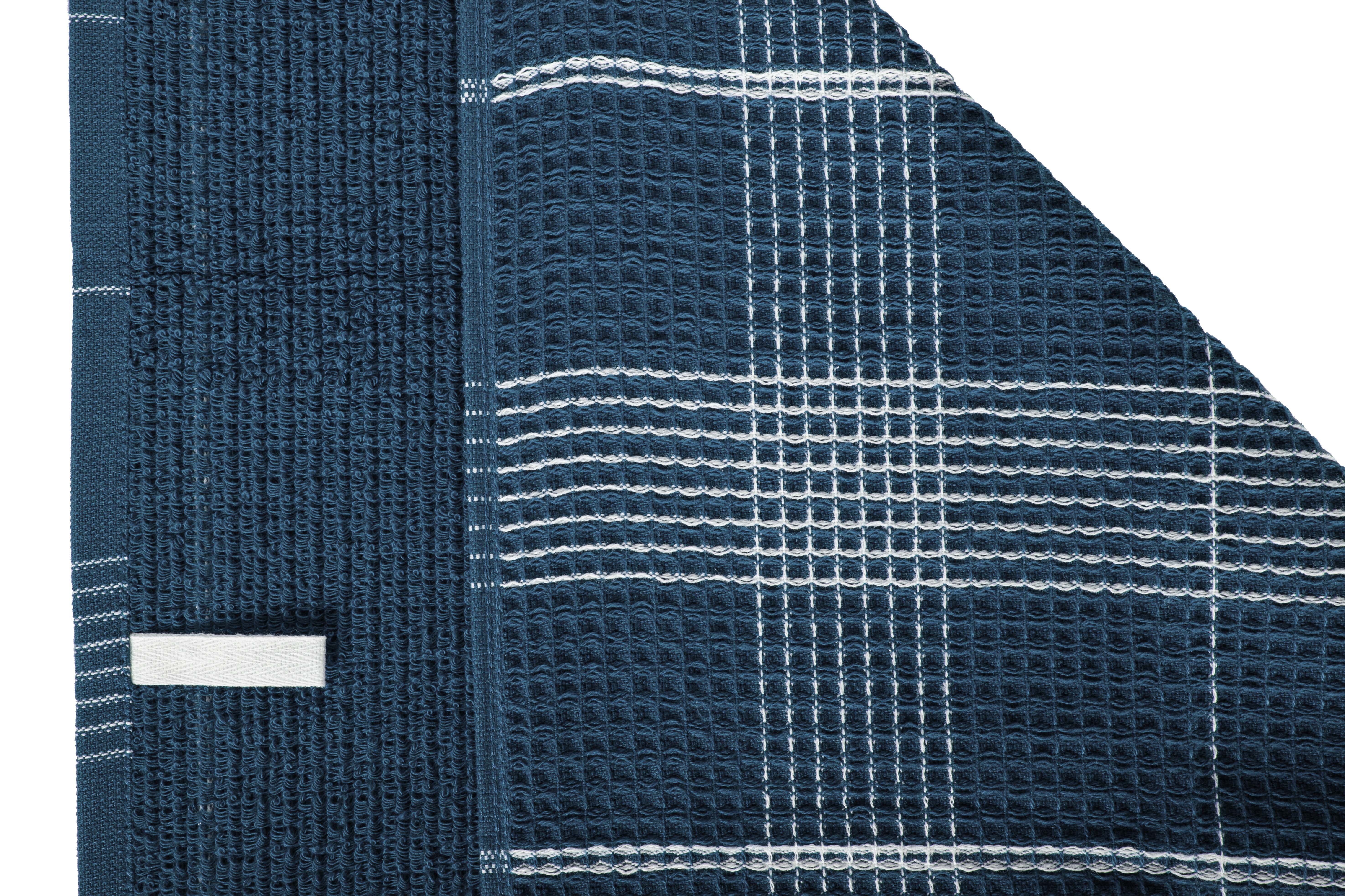 Kitchentowels Culinary Duo Waffle 50x76 washed indigo, set3