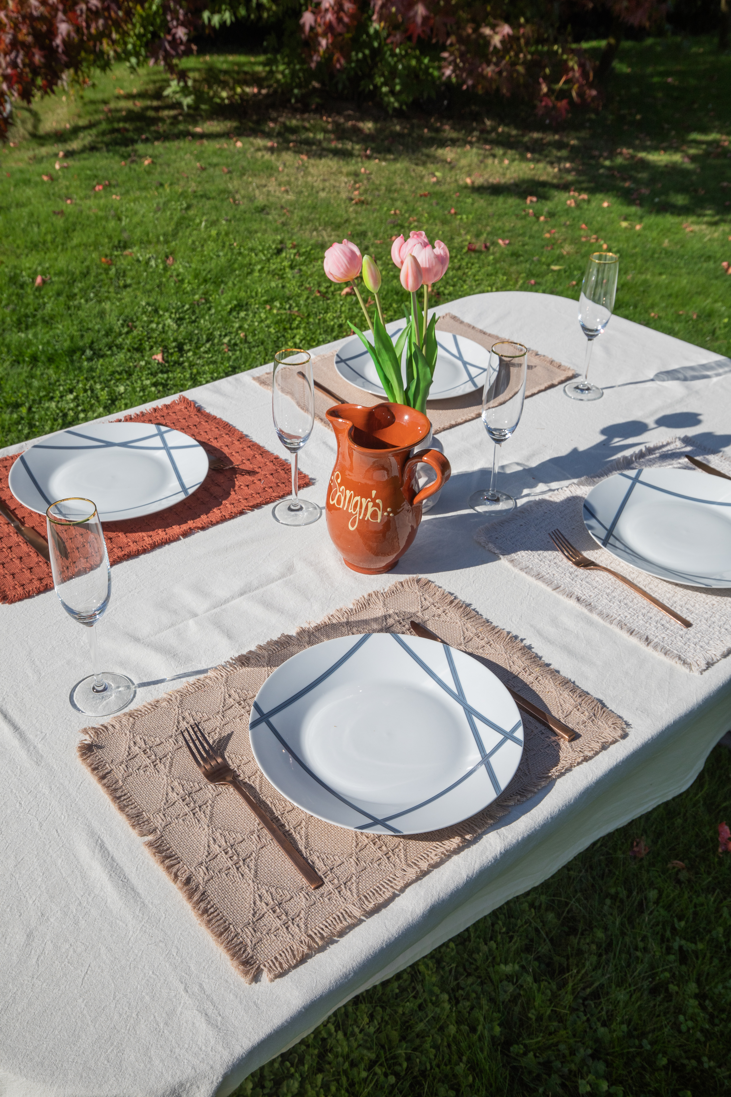 Placemat LINA - 33x45 cm, terra