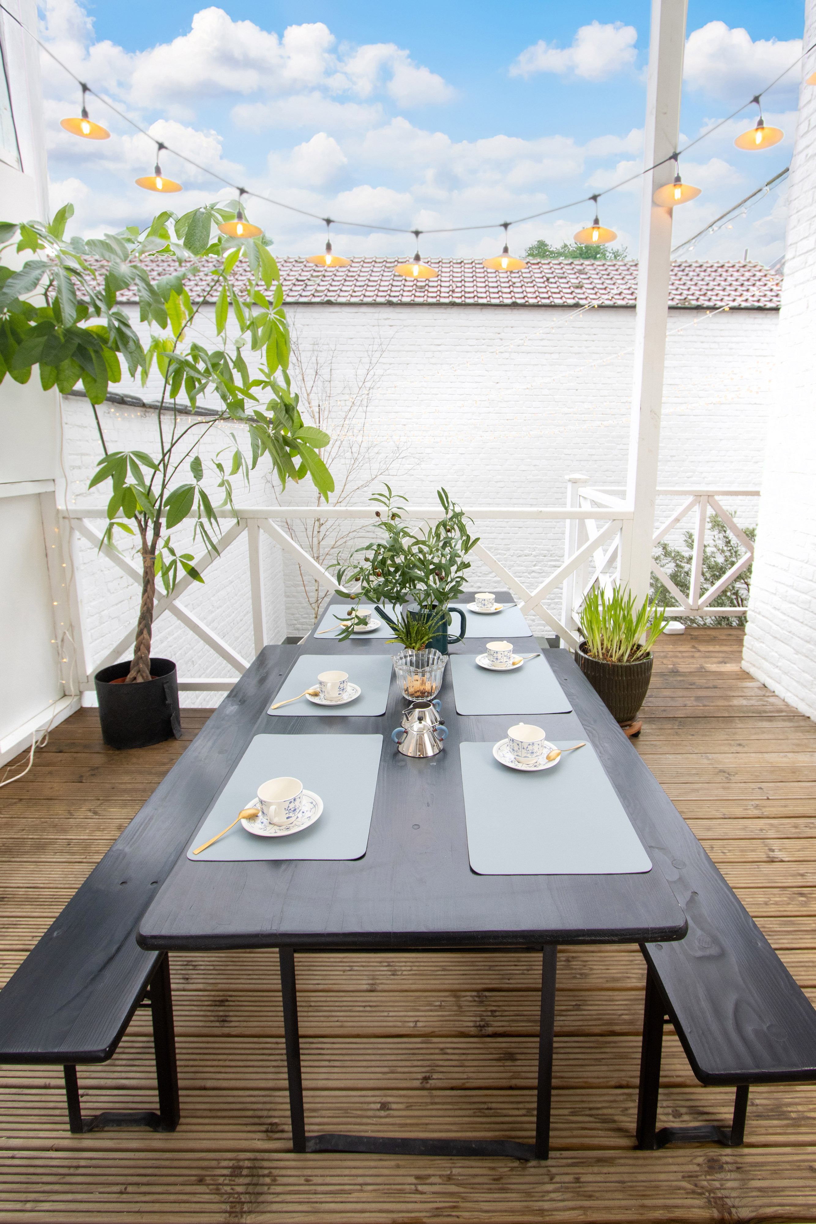 Set de table TORILL - Antidérapant - 30x45 cm, bleu