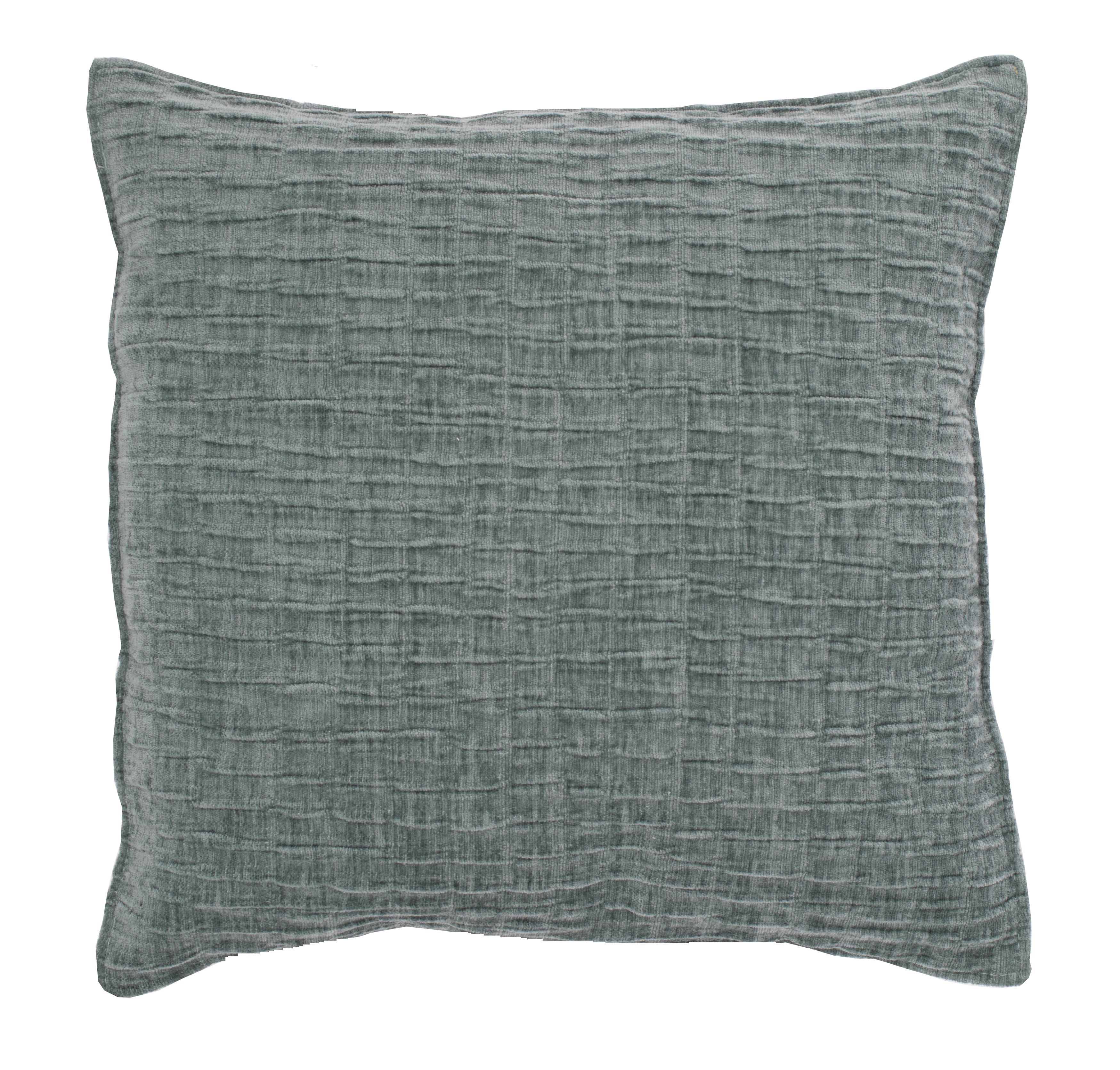Cushion (filled) CHENILLE - 42X42 cm - light green