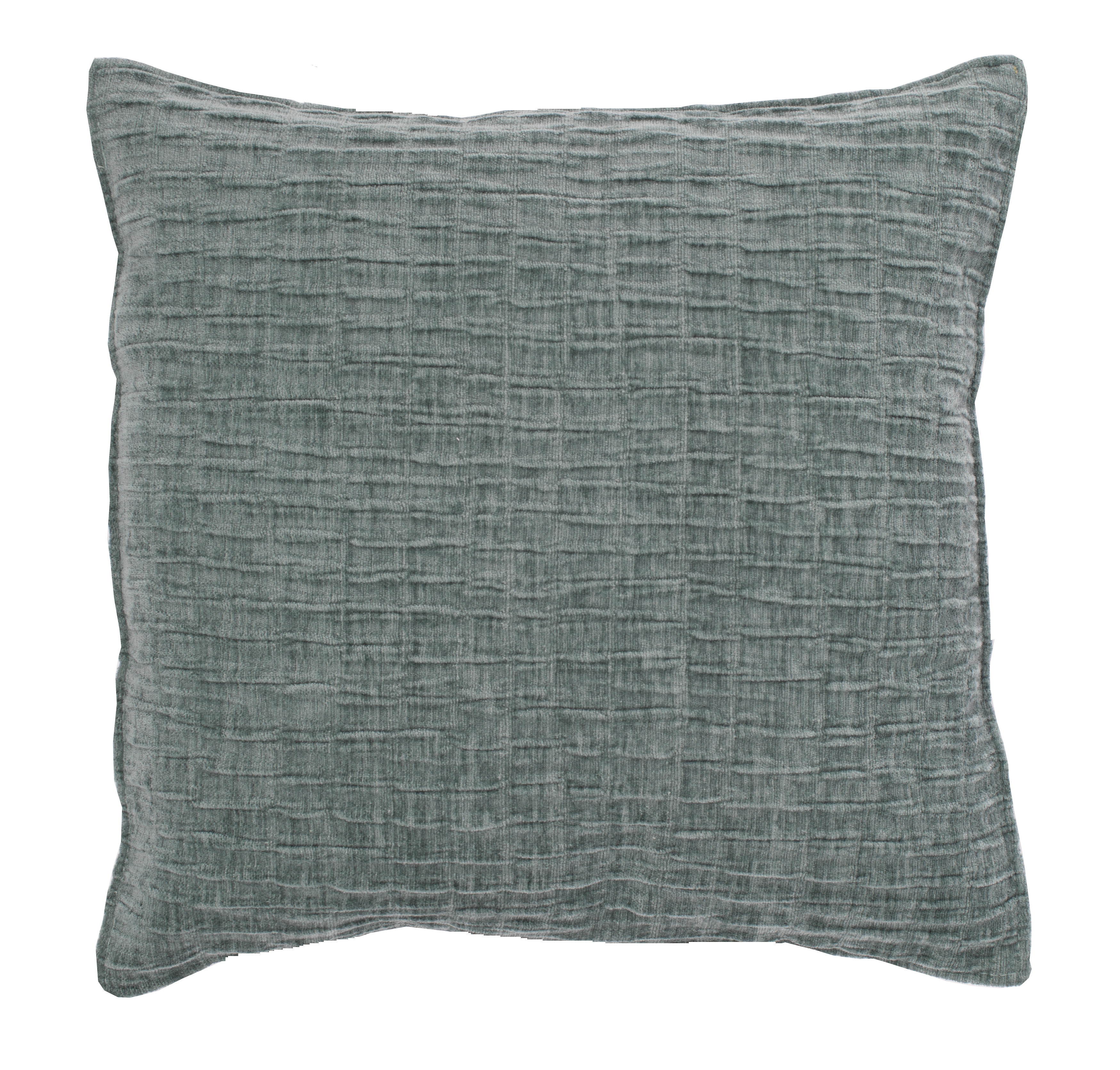 Kussen (gevuld) CHENILLE - 42X42 cm - light green