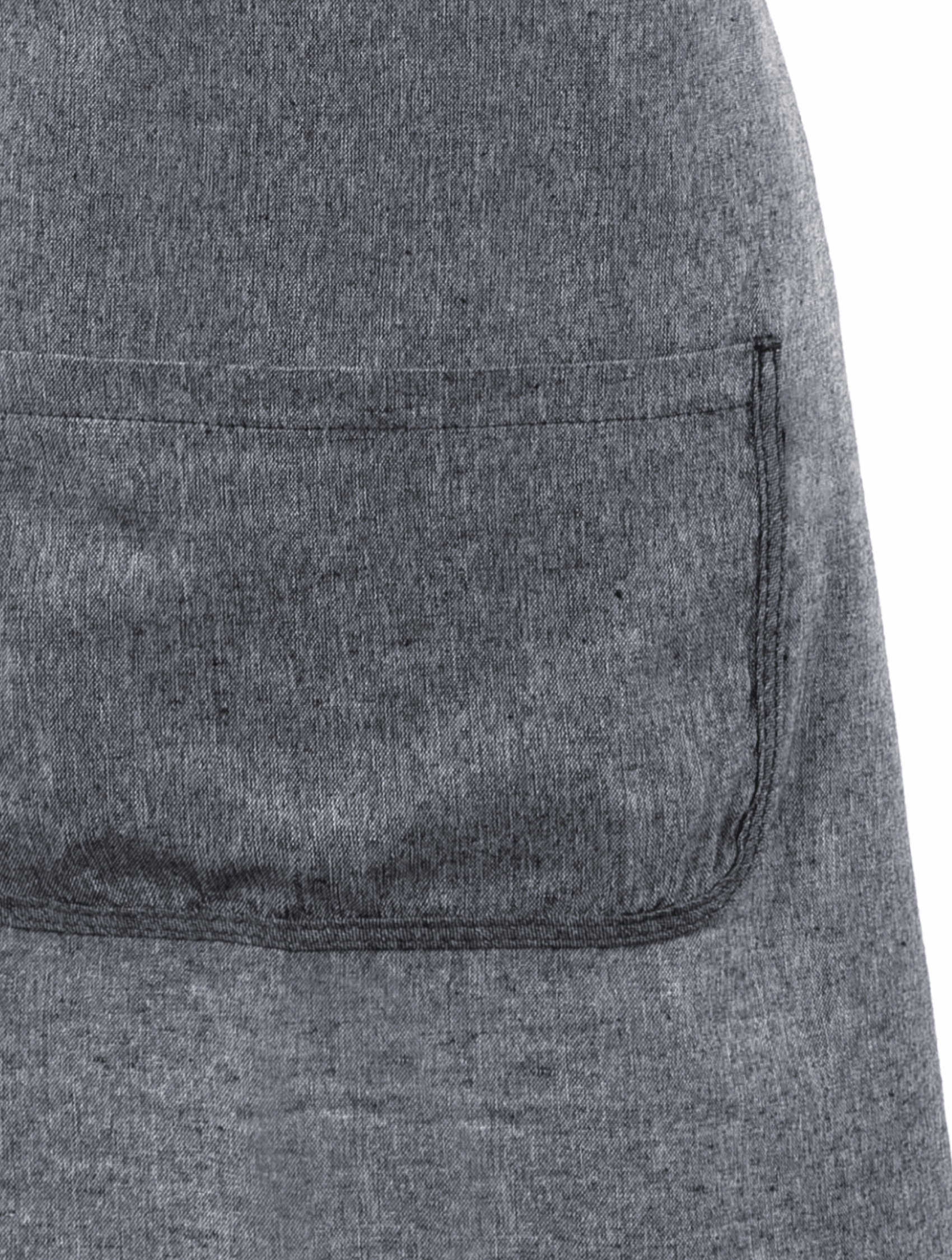 Apron STELLA - 70x85 cm, black