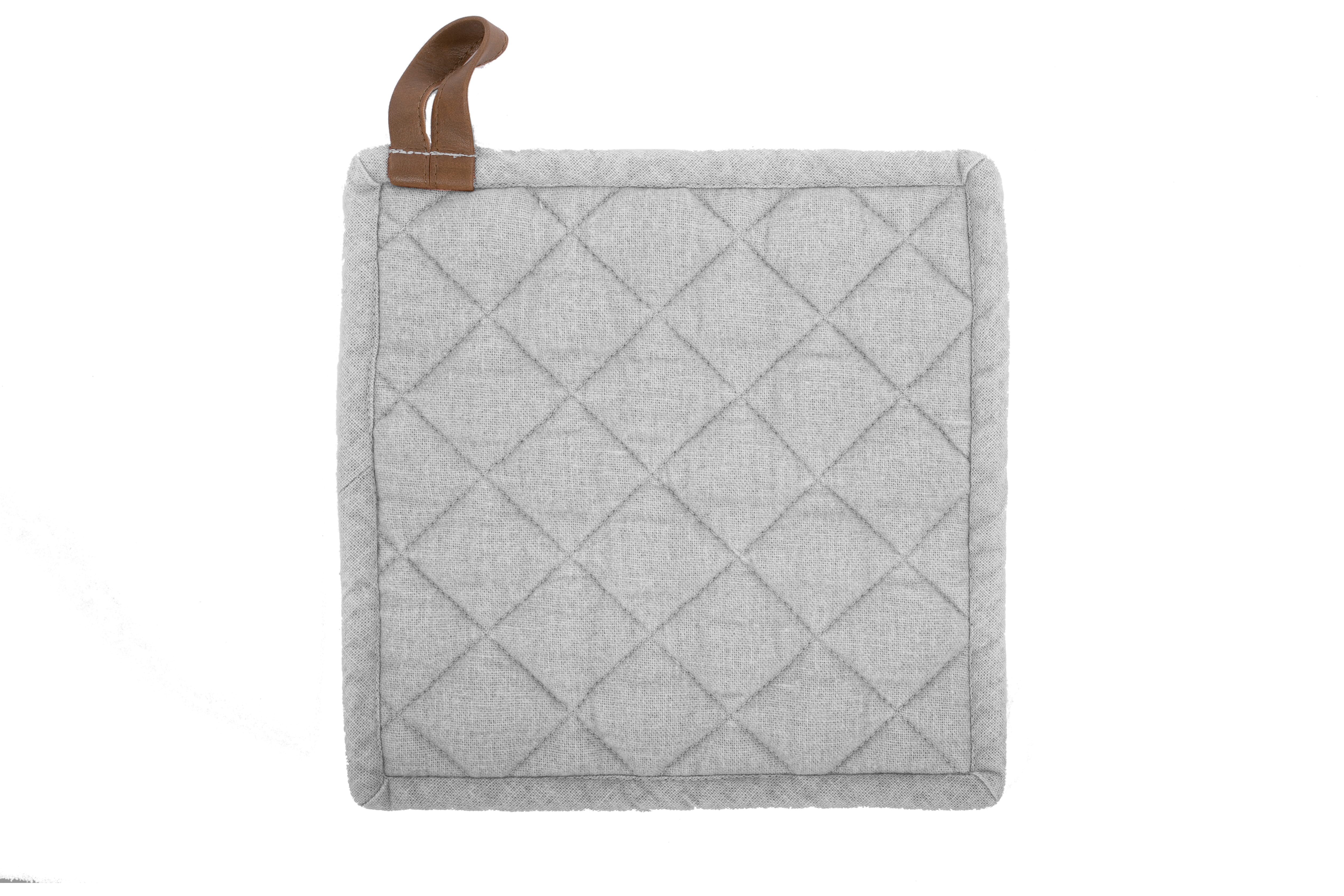 Pannenlap MYRNA - SET/2 - 20x20 cm, grijs