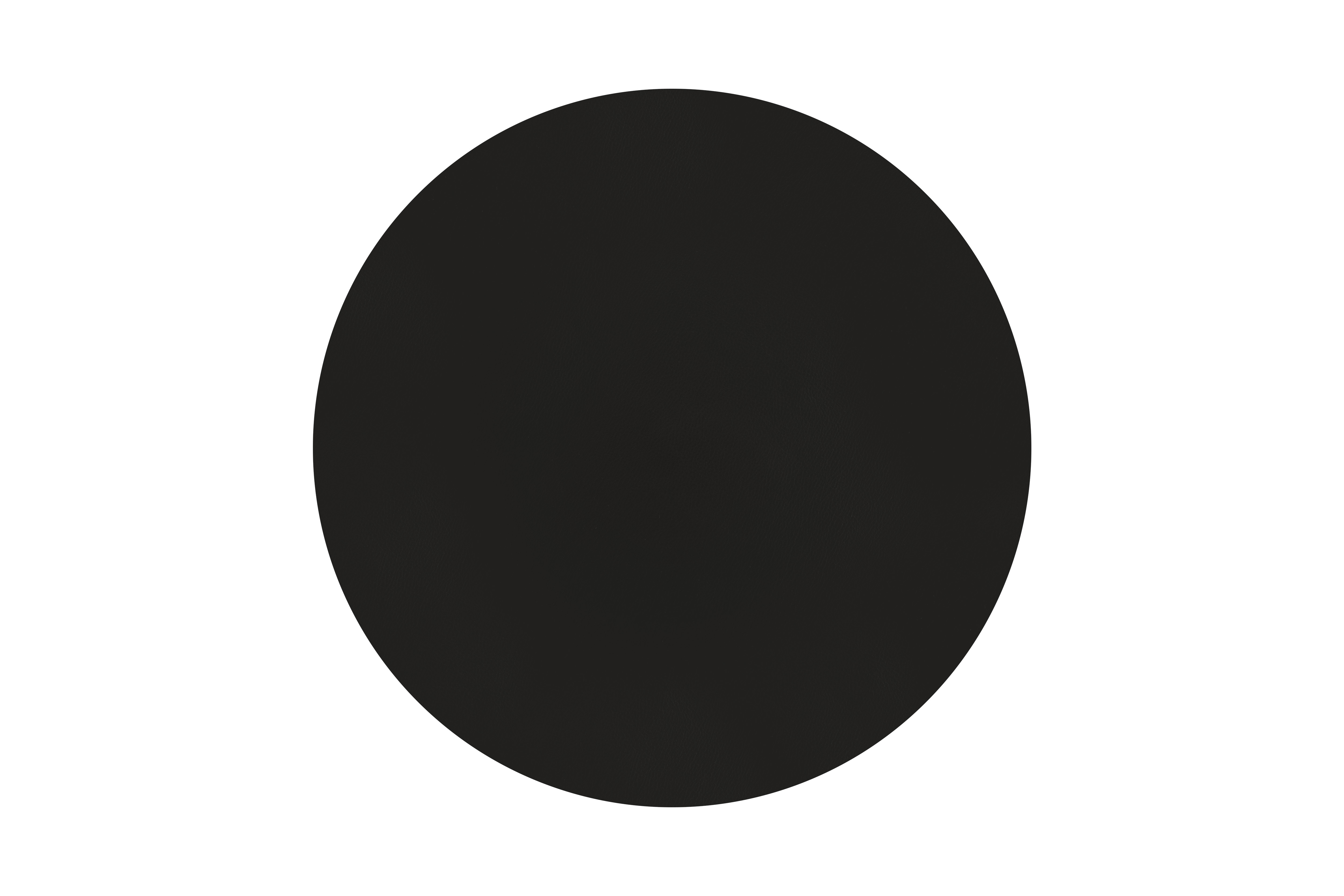 Placemat round - TOGO - 38cm, black