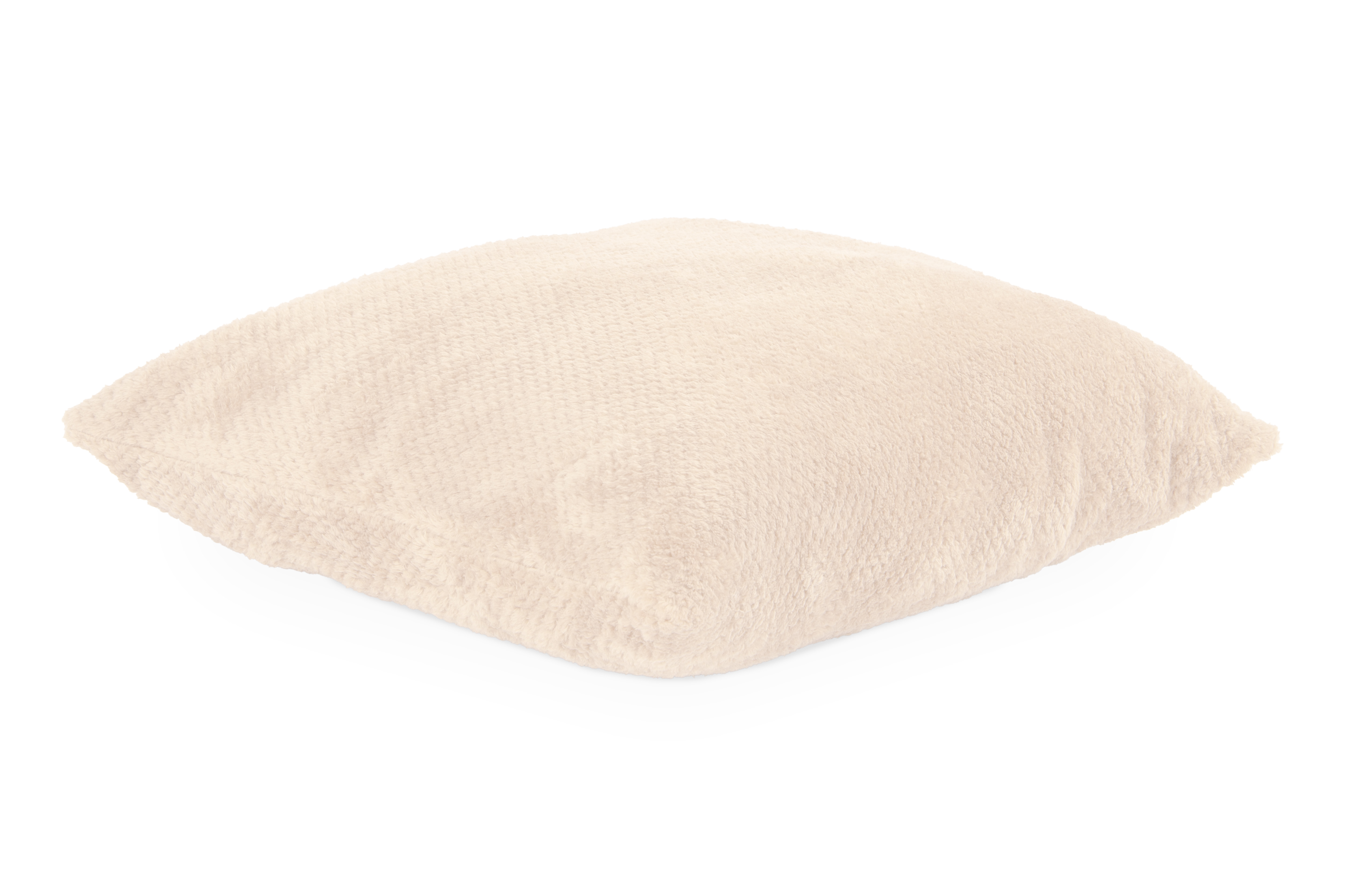 Sierkussen (gevuld) PIPPA – jacquard flanel – 45x45 cm, ivoor