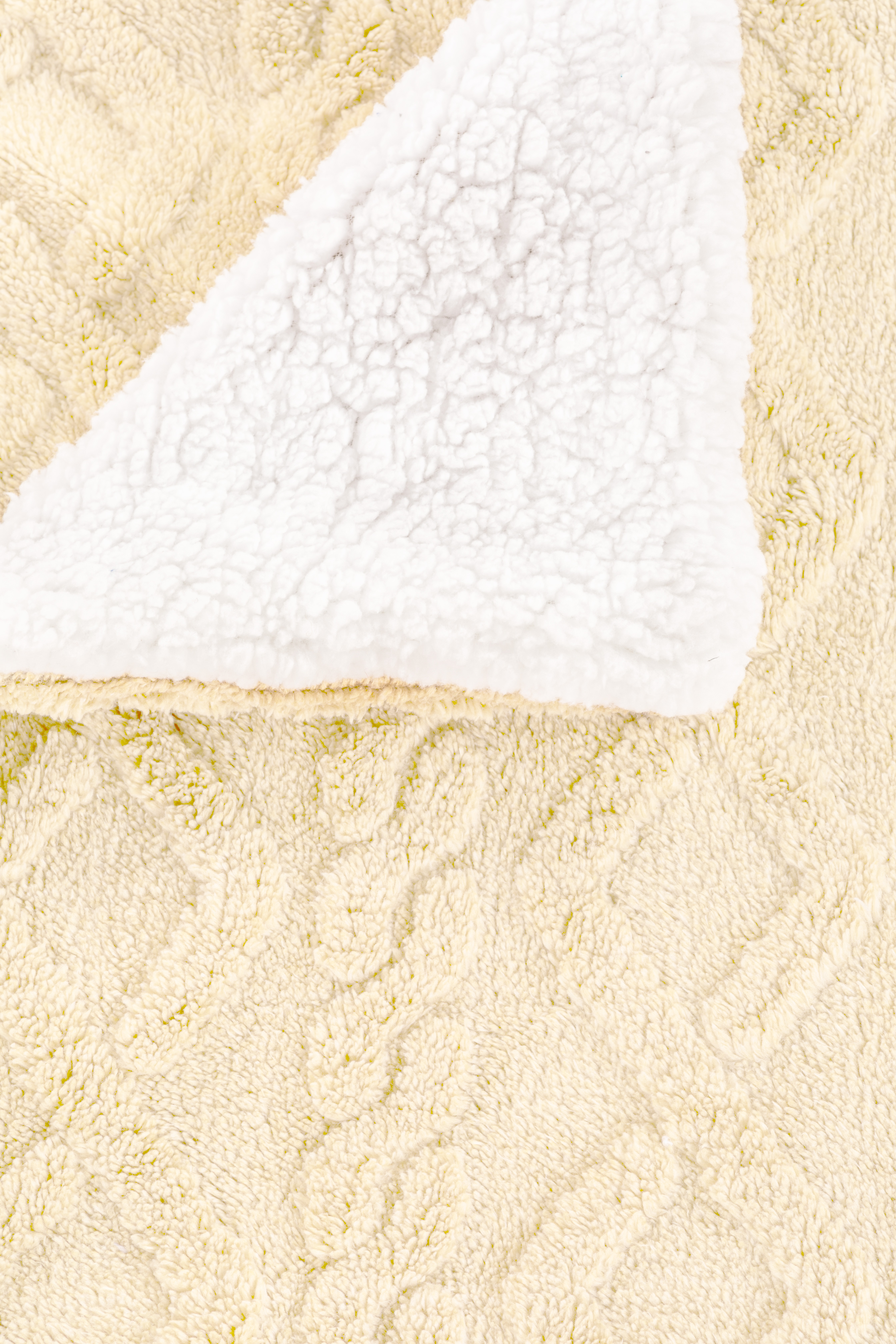Velveteen blanket - 150x200cm, ivory