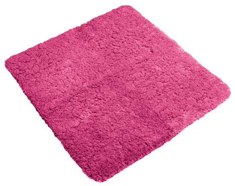 Bath carpet microfiber antislip 60x60 beetroot purple