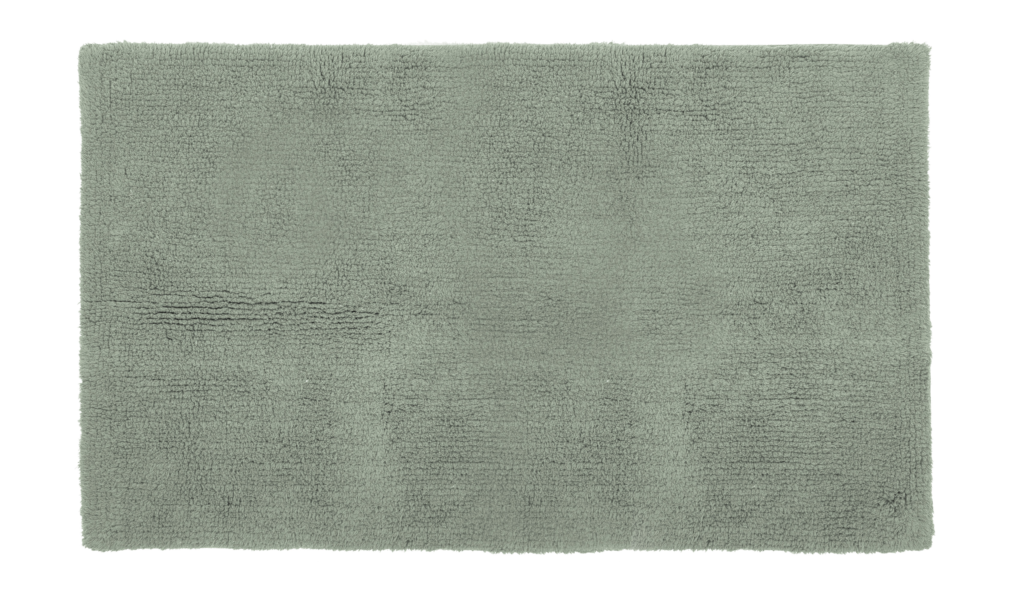 Bath carpet RIVA - cotton anti-slip, 60x100cm, stone green