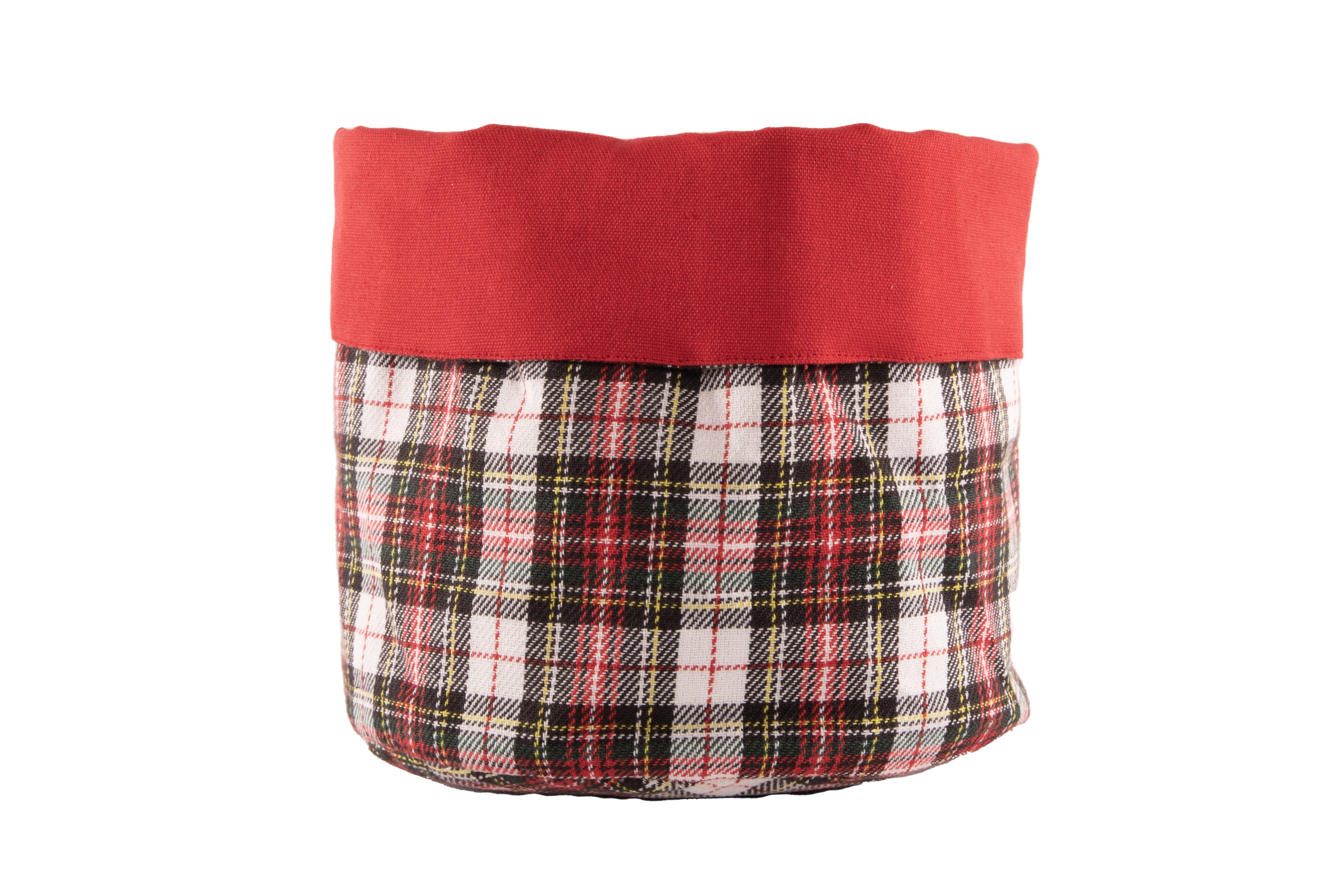 Broodmandje XMAS - kerst  - 20x20 cm, rood