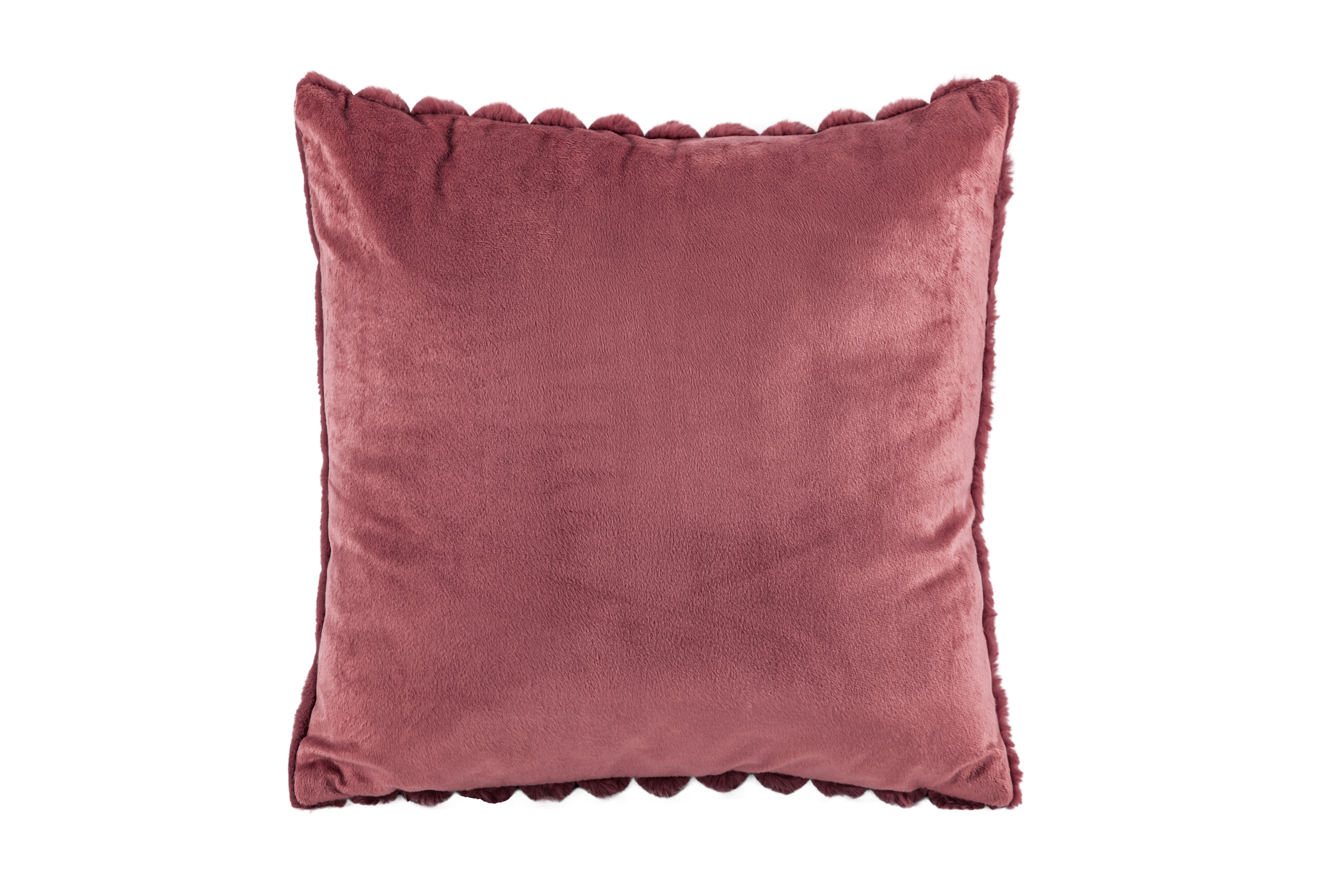 Coussin (rempli) Rabbit stripe fur - 45x45cm, applebutter