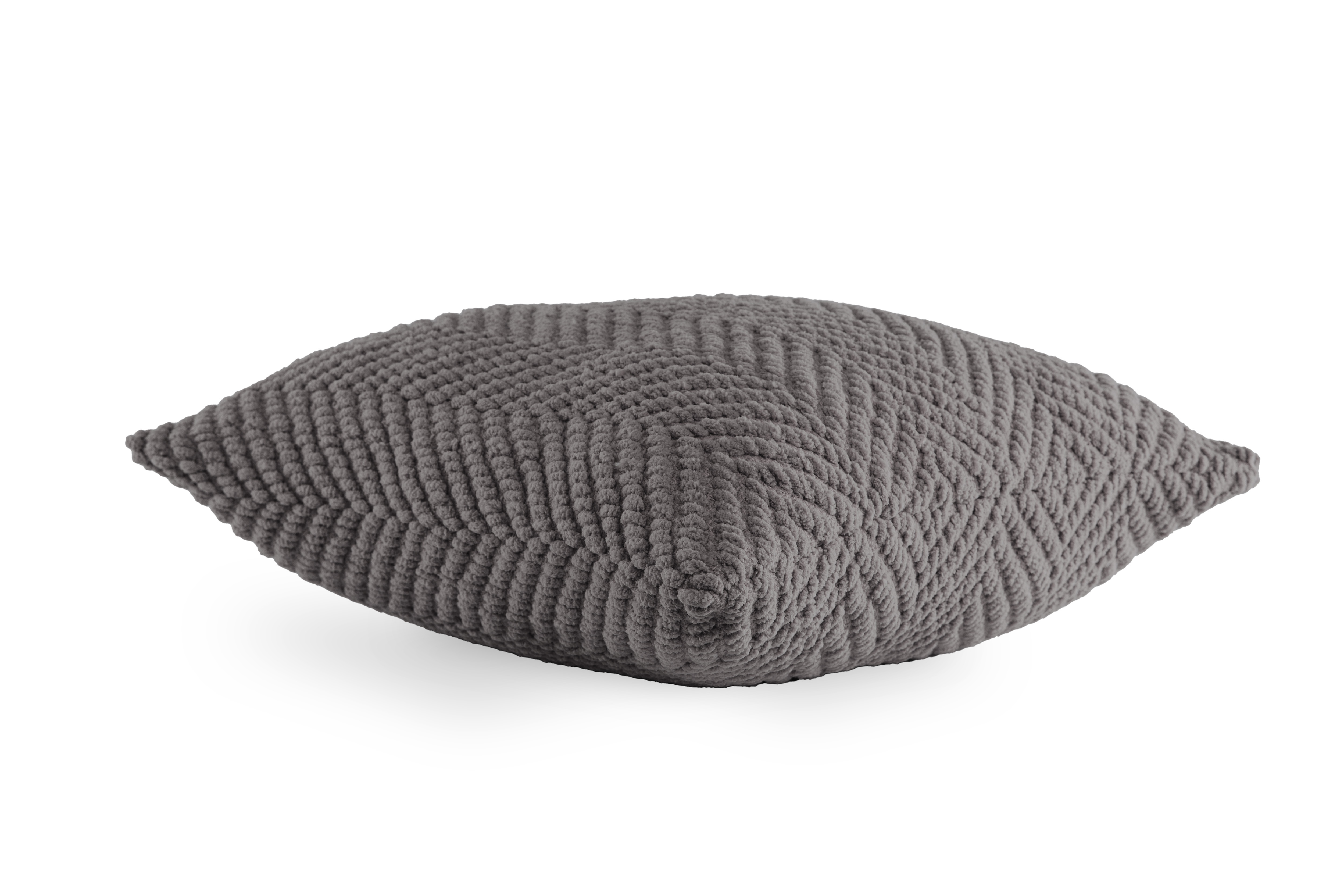 Cushion (filled) RENEE - 45x45 cm, grey