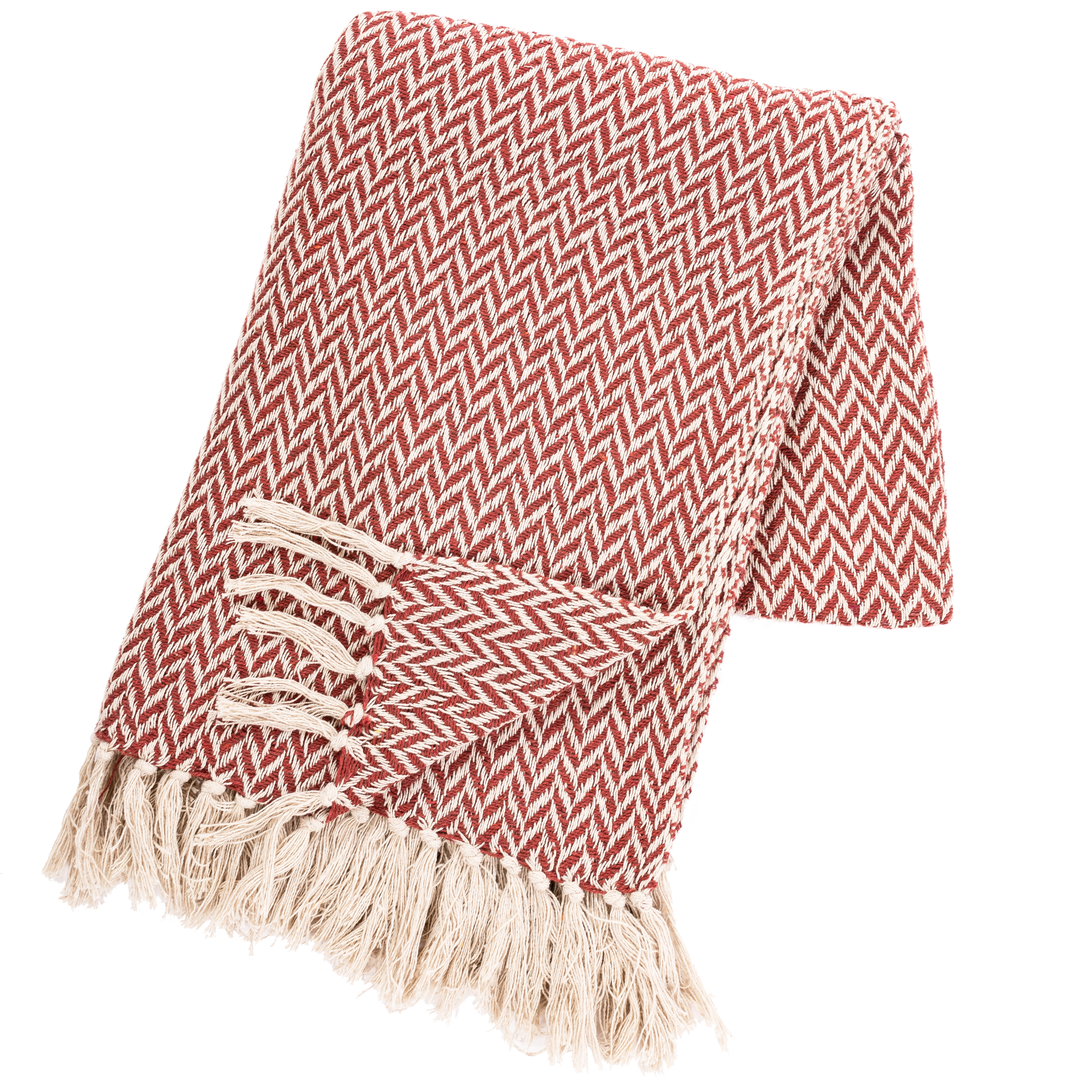 Plaid ALPANA - 130x170 cm, rouille