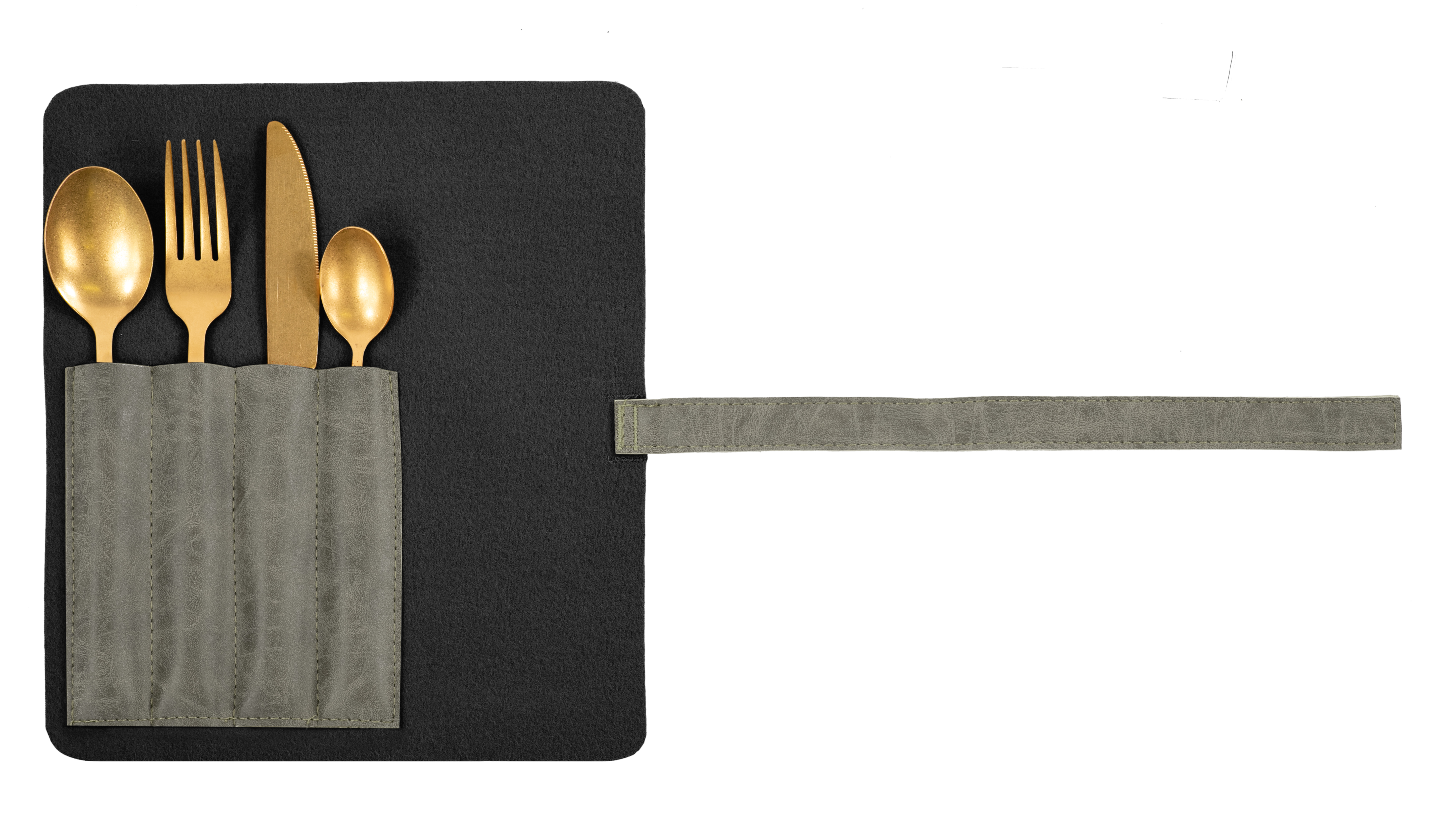 Cutlery holder TRUMAN, 22.5 x 26 cm, charcoal- SET/2