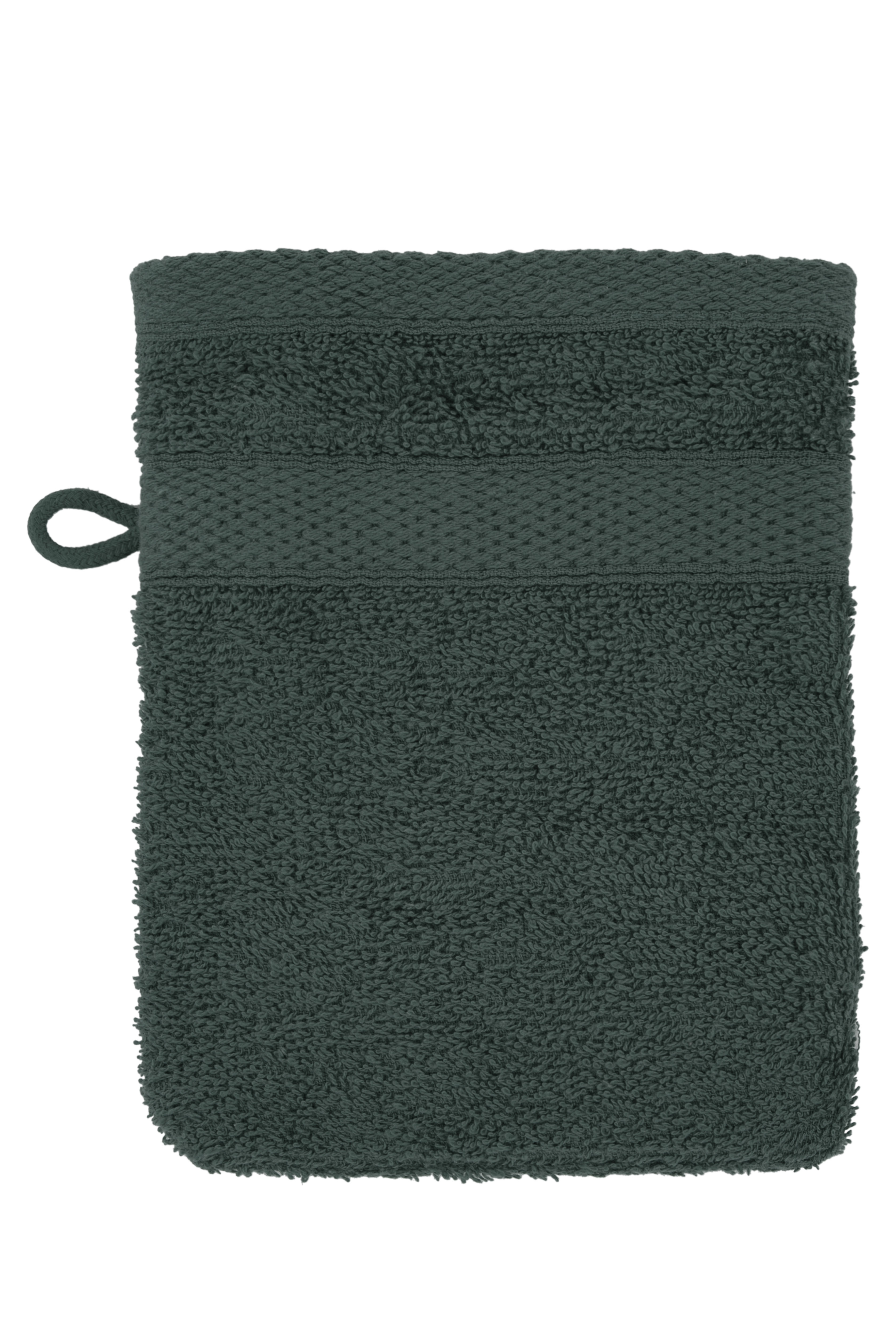 Washing glove RIVA  - SET/2 - 15x21 cm, dark green